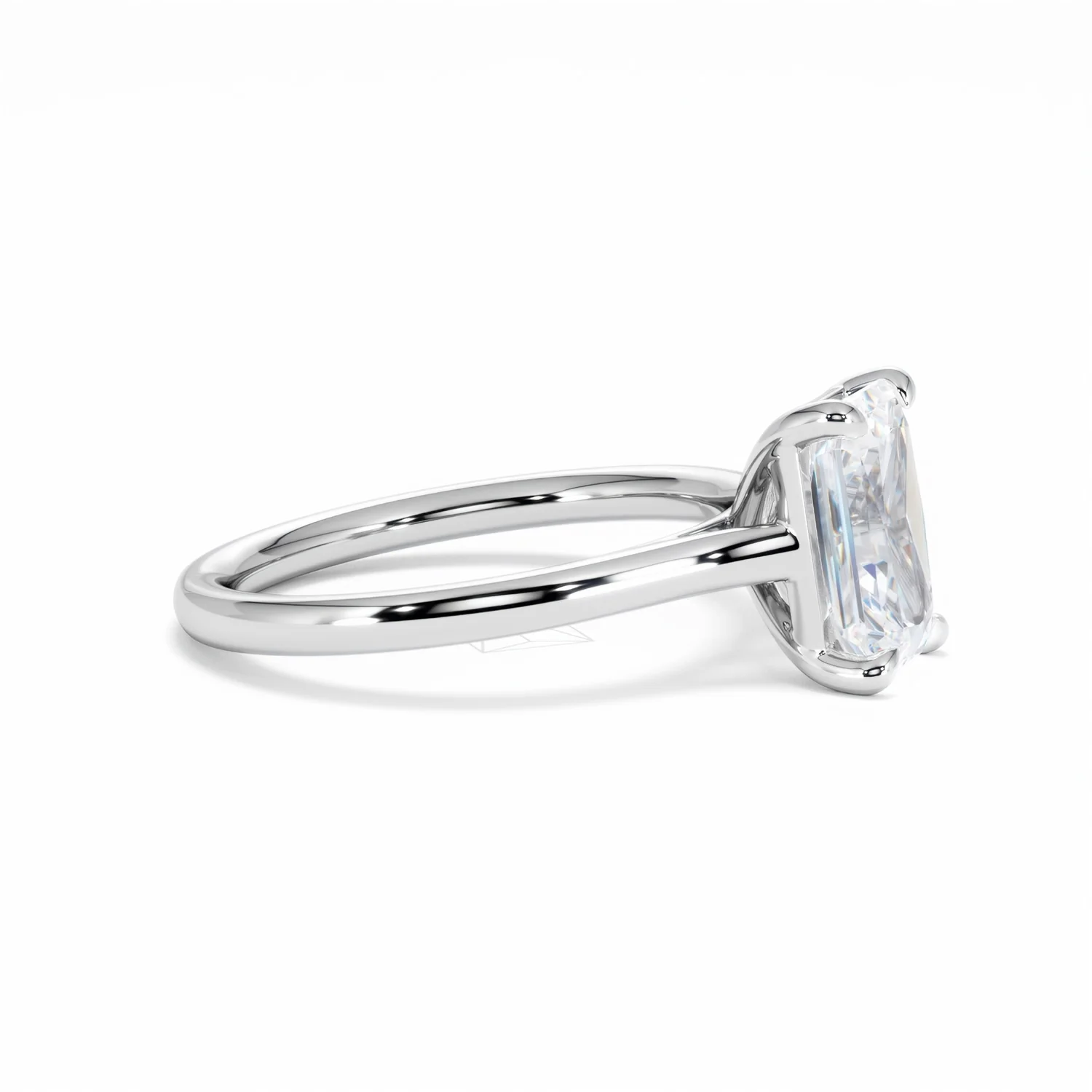 Amora Radiant 2.00ct Lab Diamond Engagement Ring F/VS1 Set in Platinum - Image 25