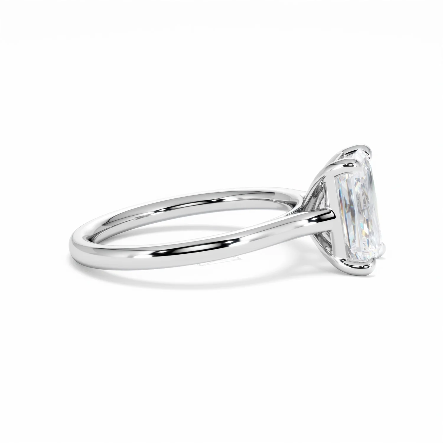 Amora Radiant 2.00ct Lab Diamond Engagement Ring F/VS1 Set in Platinum - Image 27