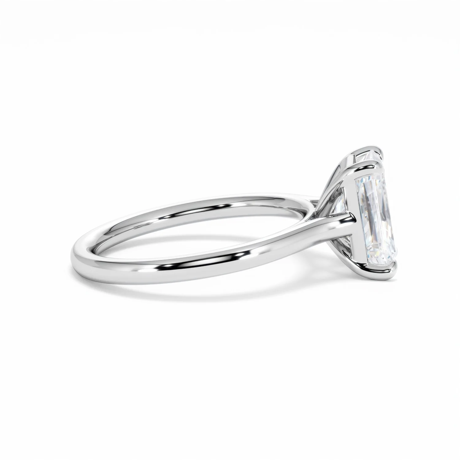 Amora Radiant 2.00ct Lab Diamond Engagement Ring F/VS1 Set in Platinum - Image 29