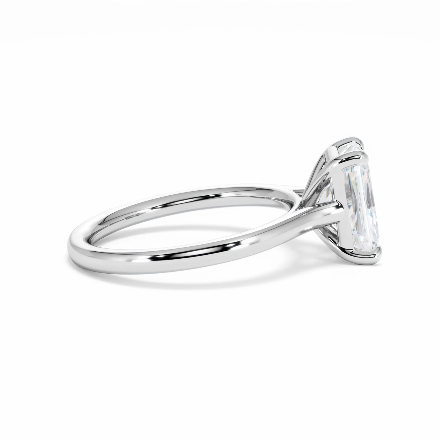 Amora Radiant 2.00ct Lab Diamond Engagement Ring F/VS1 Set in Platinum - Image 30