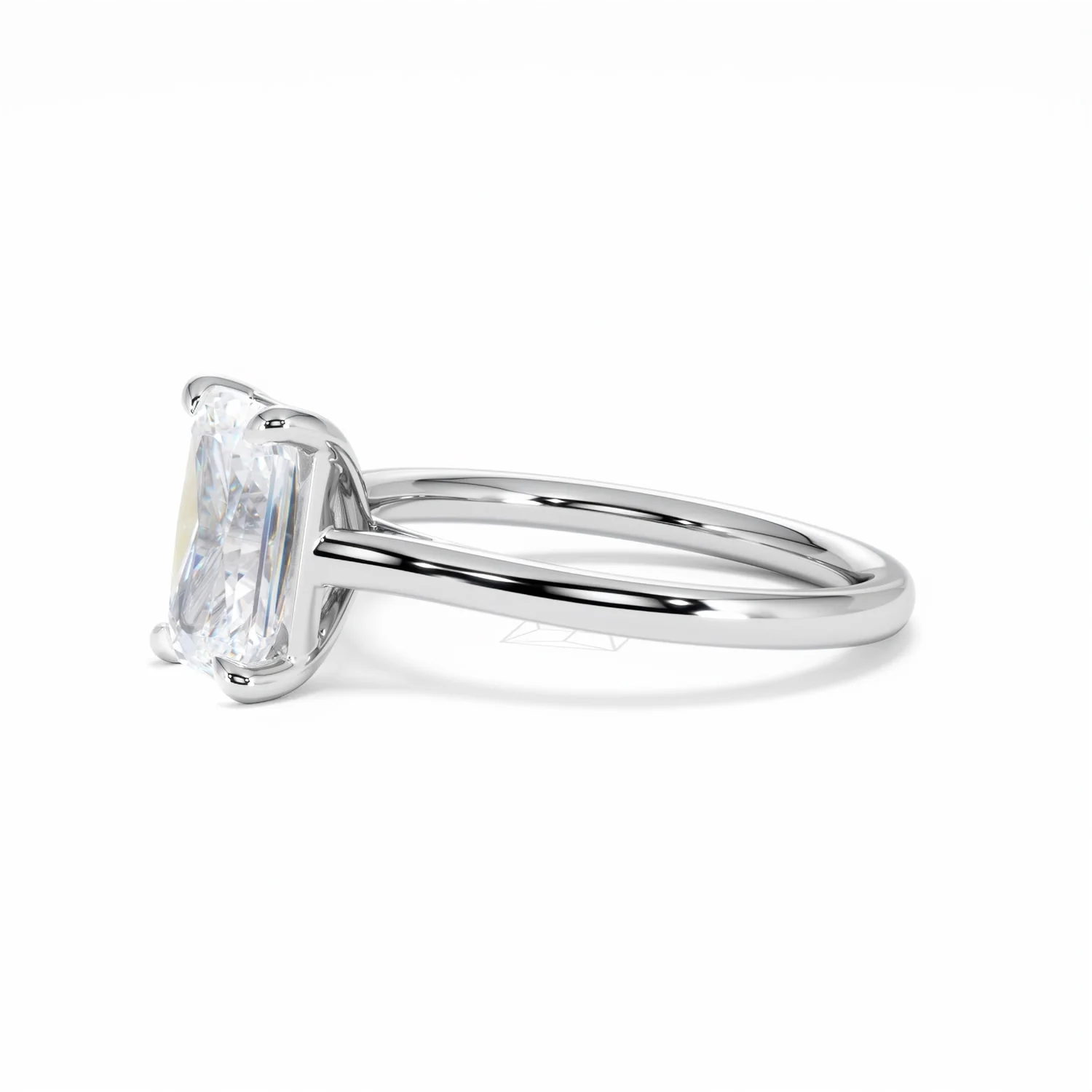 Amora Radiant 2.00ct Lab Diamond Engagement Ring F/VS1 Set in Platinum - Image 76