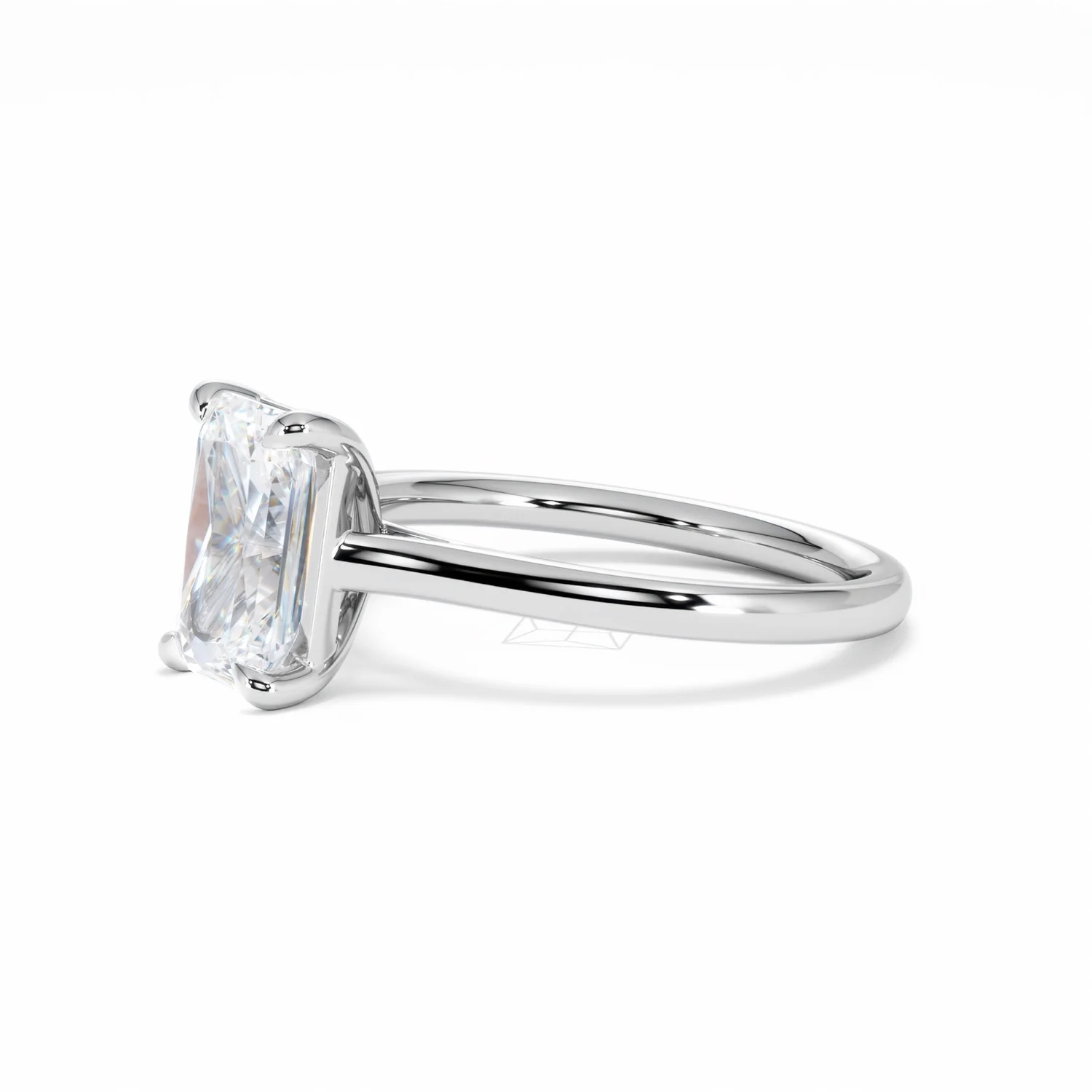 Amora Radiant 2.00ct Lab Diamond Engagement Ring F/VS1 Set in Platinum - Image 77