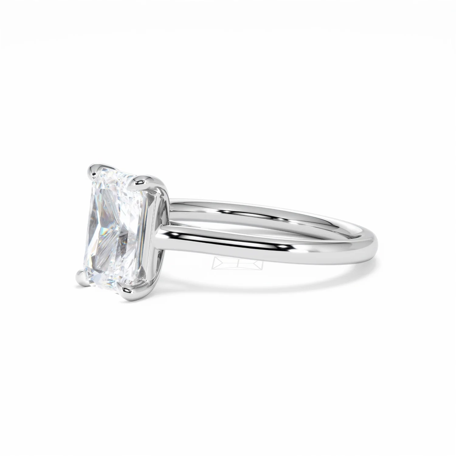 Amora Radiant 2.00ct Lab Diamond Engagement Ring F/VS1 Set in Platinum - Image 79