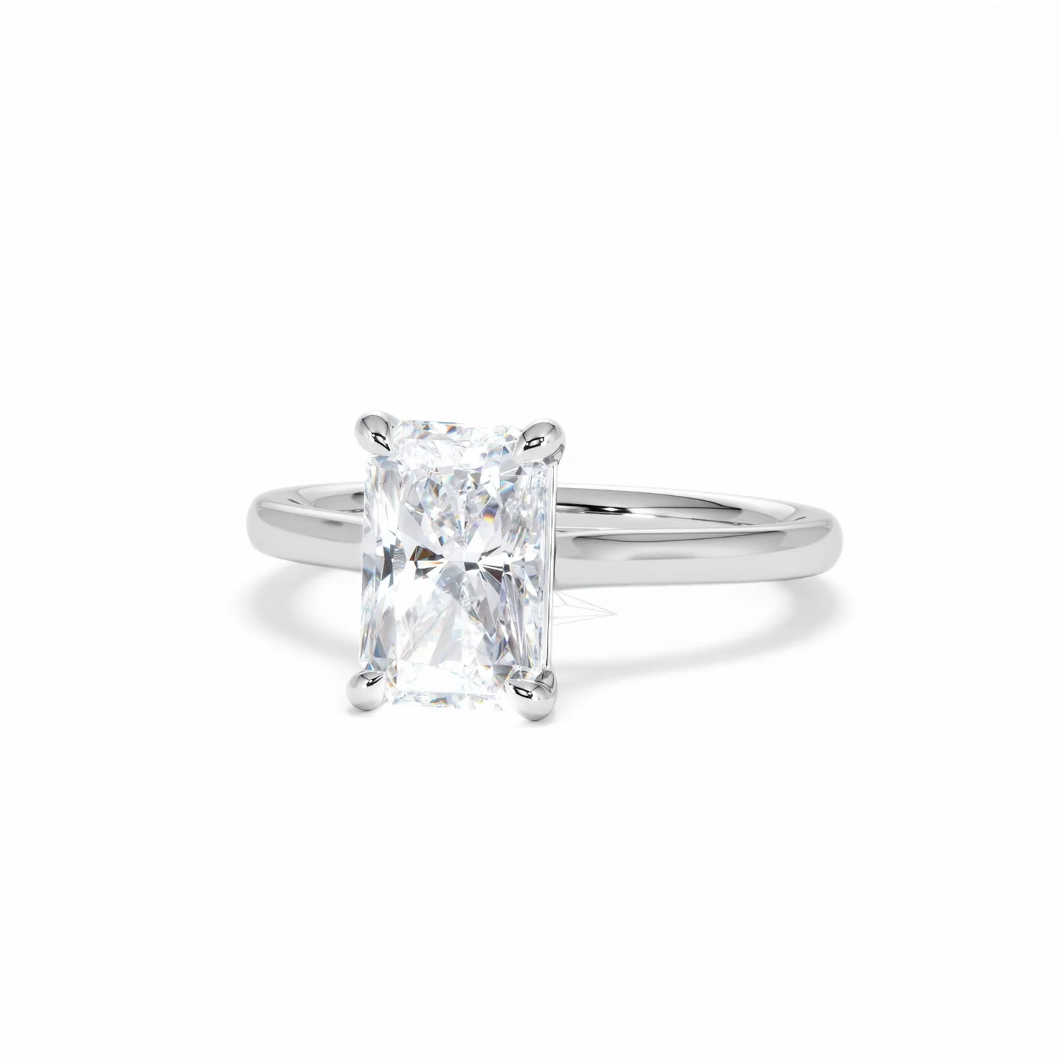 Amora Radiant 2.00ct Lab Diamond Engagement Ring F/VS1 Set in Platinum - Image 87