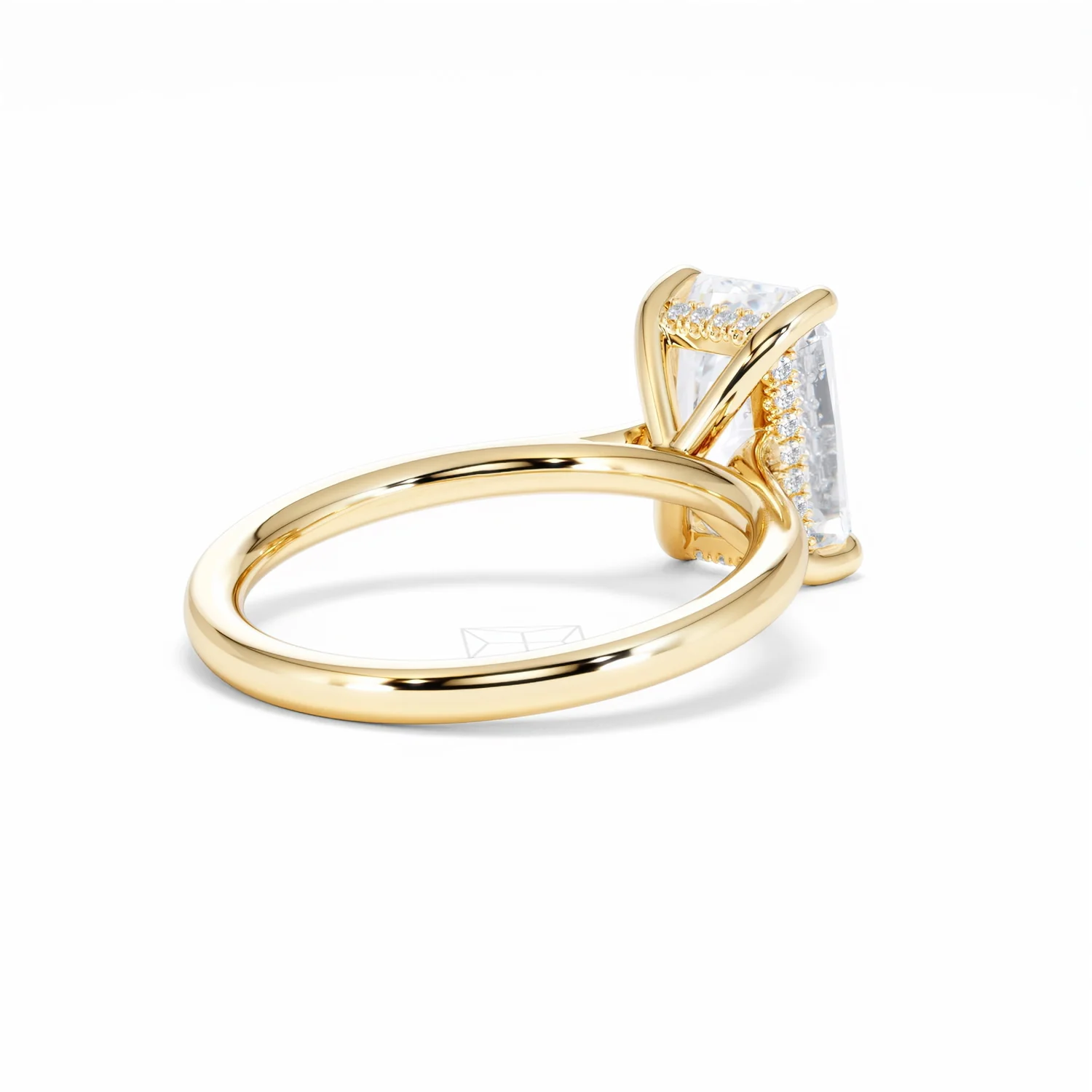 Amora Radiant 3.00ct Hidden Halo Lab Diamond Engagement Ring G/VS1 Set in 18K Gold - Image 41