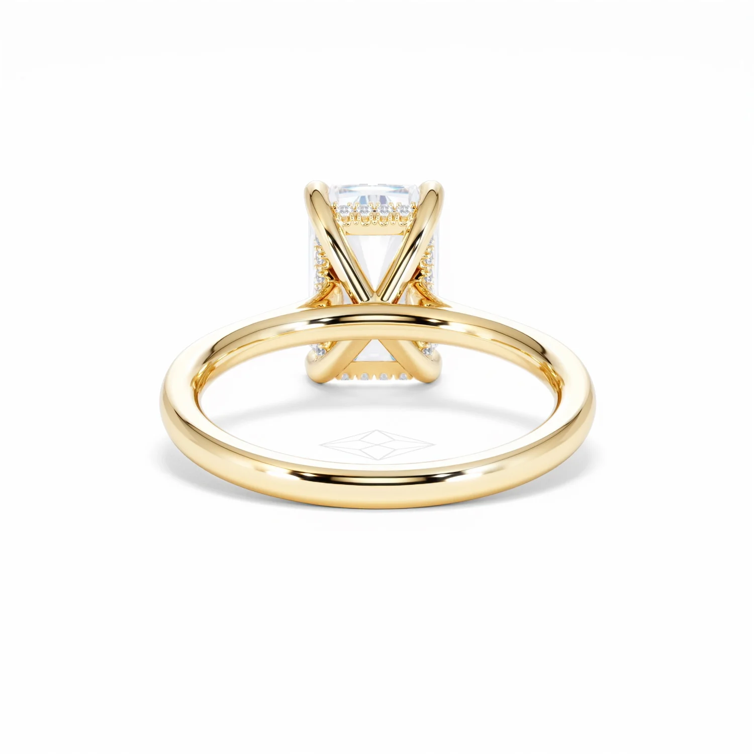 Amora Radiant 3.00ct Hidden Halo Lab Diamond Engagement Ring G/VS1 Set in 18K Gold - Image 50