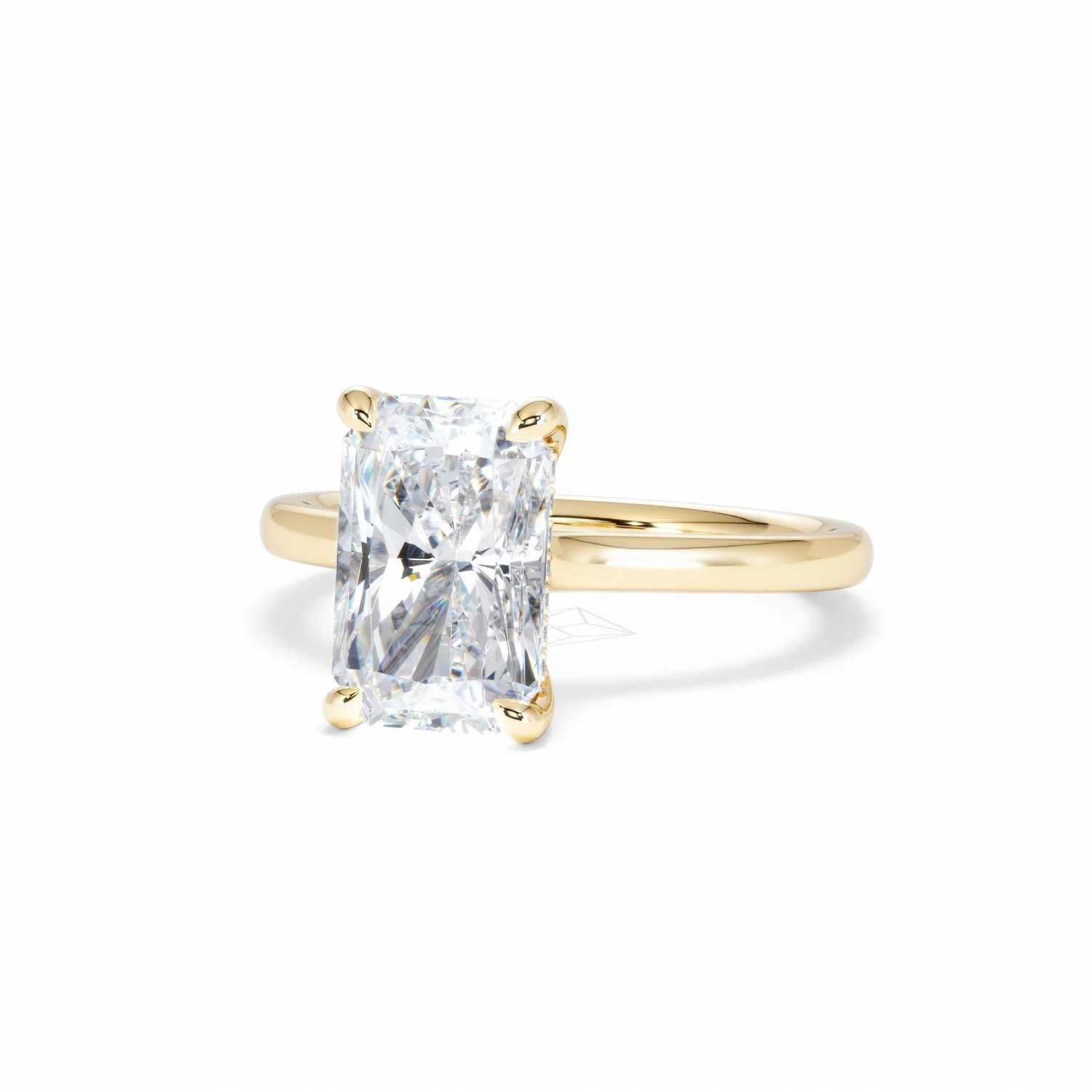 Amora Radiant 3.00ct Hidden Halo Lab Diamond Engagement Ring G/VS1 Set in 18K Gold - Image 86