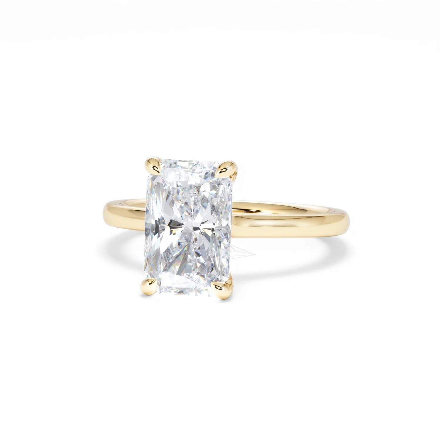 Amora Radiant 3.00ct Hidden Halo Lab Diamond Engagement Ring G/VS1 Set in 18K Gold - Image 87