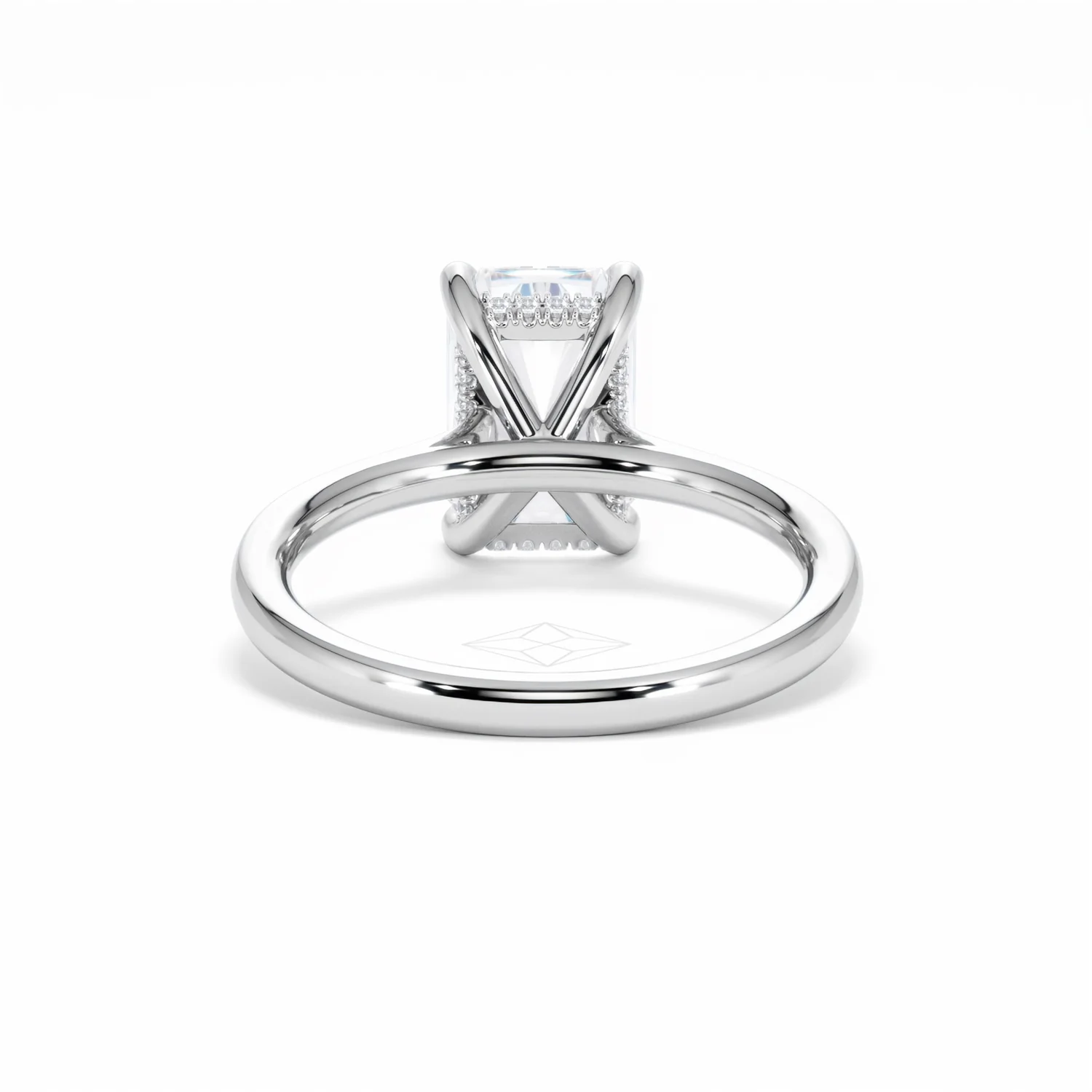 Amora Radiant 3.00ct Hidden Halo Lab Diamond Engagement Ring G/VS1 Set in Platinum - Image 48