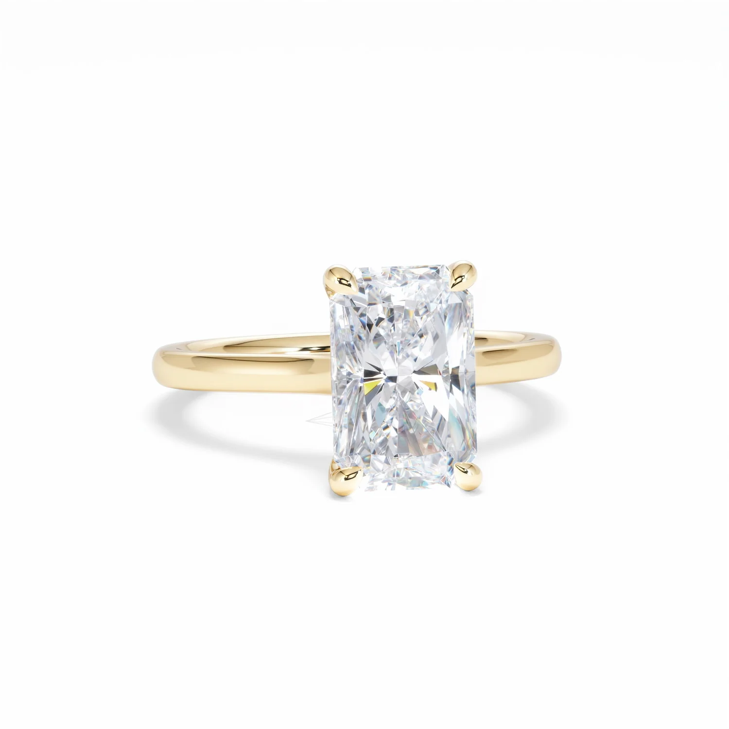 Amora Radiant 3.00ct Lab Diamond Engagement Ring G/VS1 Set in 18K Gold - Image 12