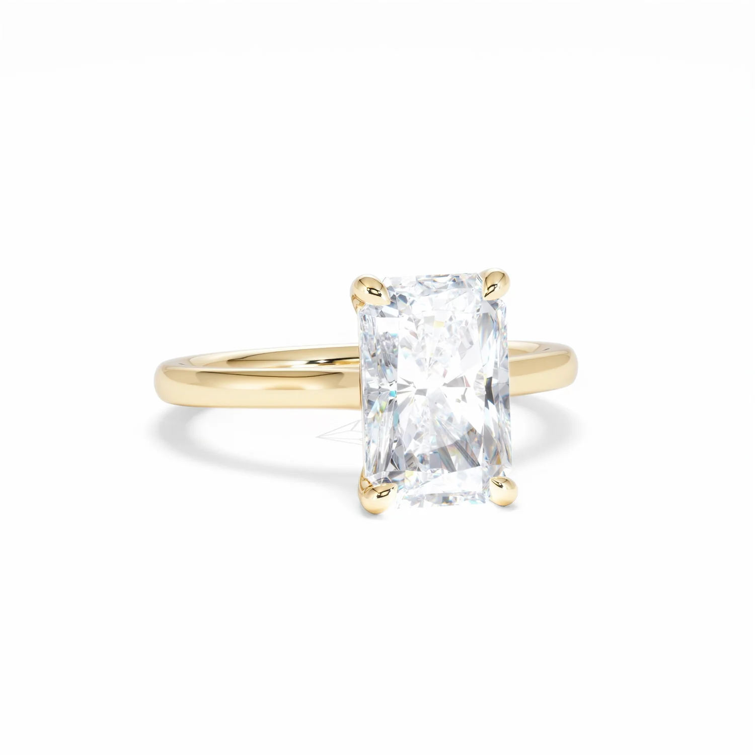Amora Radiant 3.00ct Lab Diamond Engagement Ring G/VS1 Set in 18K Gold - Image 13