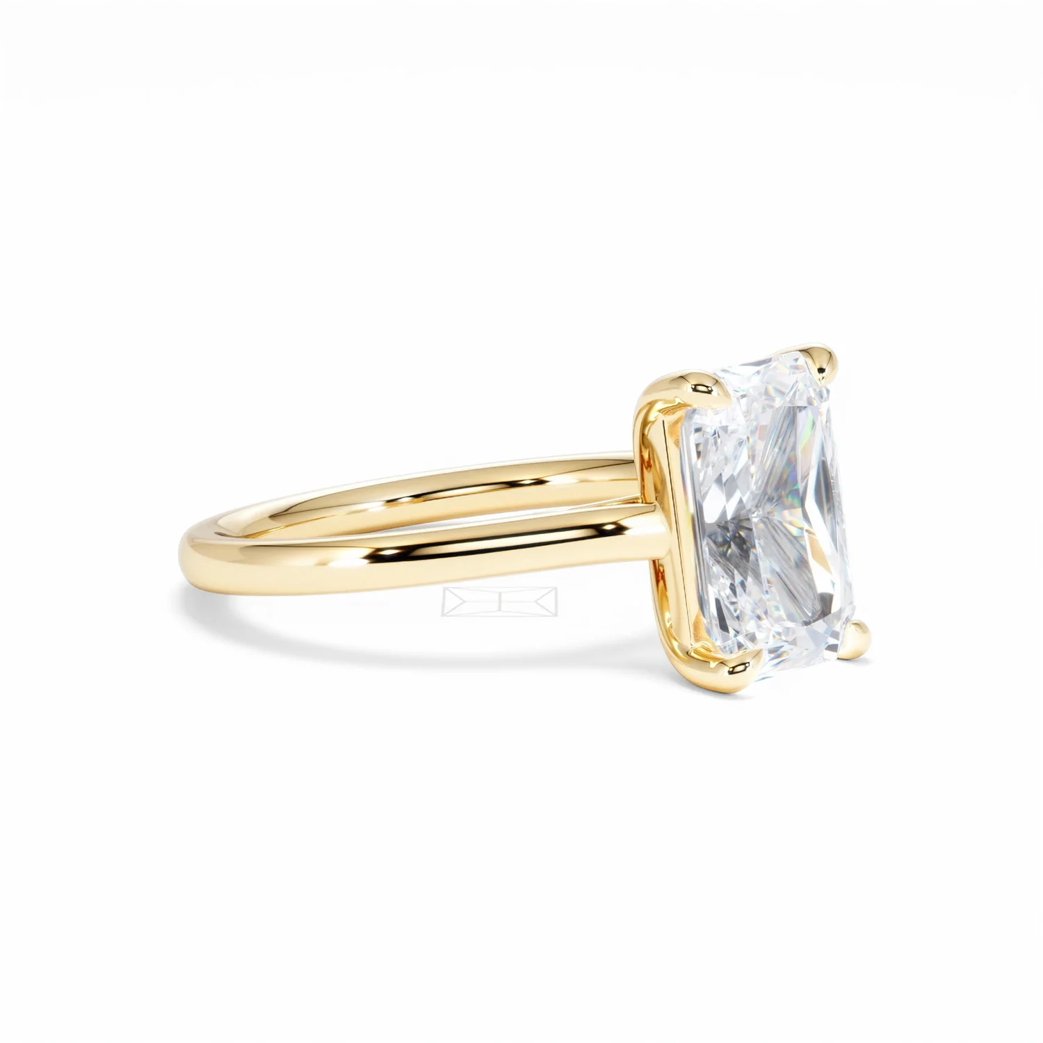 Amora Radiant 3.00ct Lab Diamond Engagement Ring G/VS1 Set in 18K Gold - Image 20