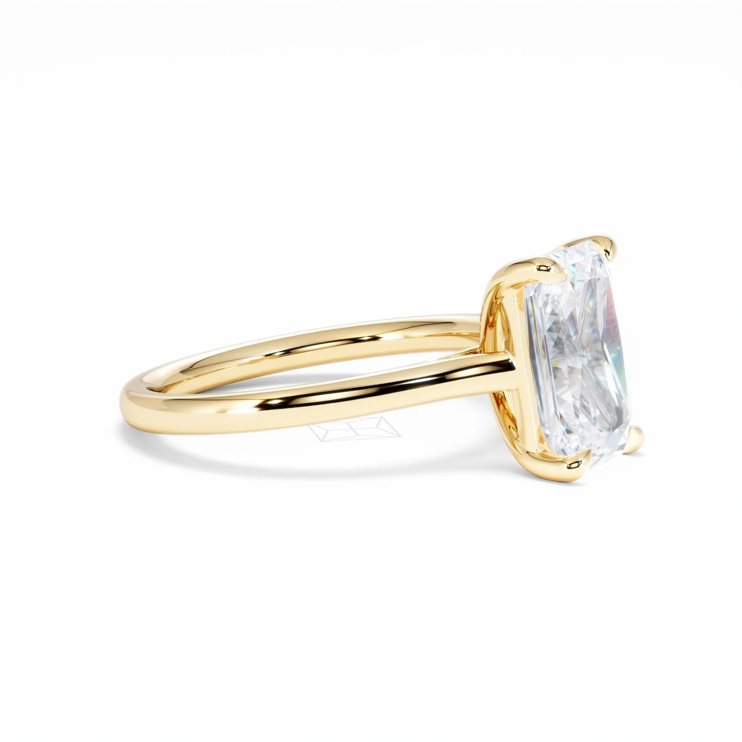 Amora Radiant 3.00ct Lab Diamond Engagement Ring G/VS1 Set in 18K Gold - Image 23