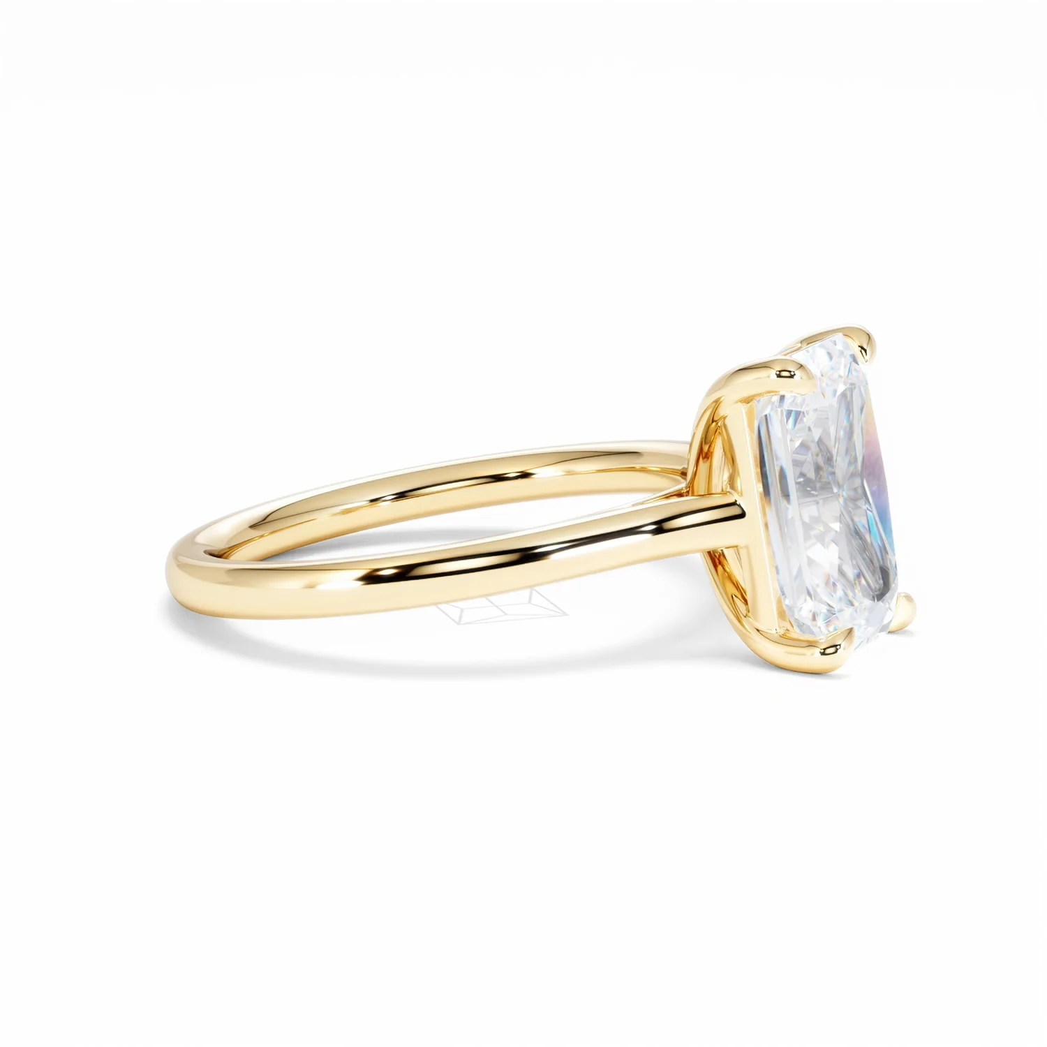 Amora Radiant 3.00ct Lab Diamond Engagement Ring G/VS1 Set in 18K Gold - Image 24