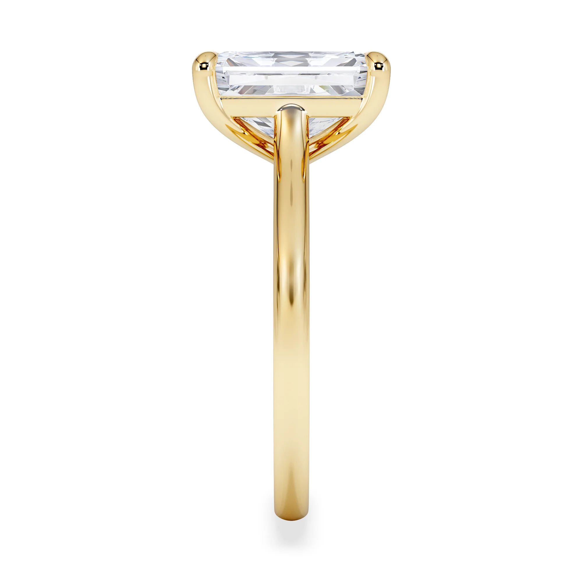 Amora Radiant 3.00ct Lab Diamond Engagement Ring G/VS1 Set in 18K Gold - Image 5