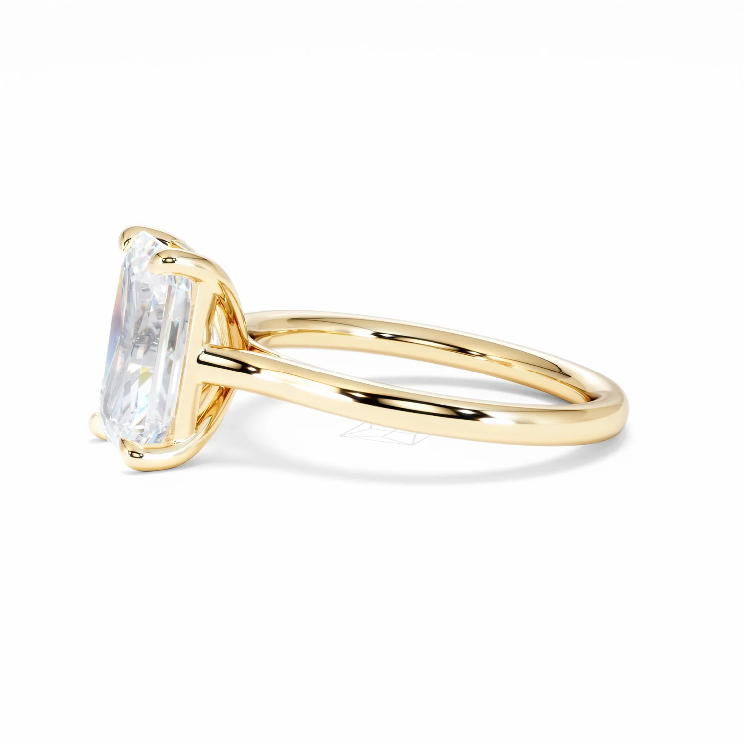 Amora Radiant 3.00ct Lab Diamond Engagement Ring G/VS1 Set in 18K Gold - Image 74