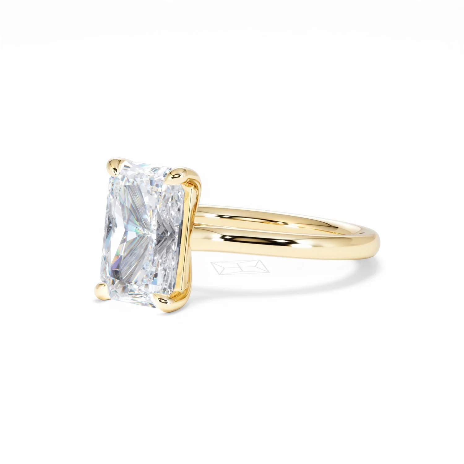 Amora Radiant 3.00ct Lab Diamond Engagement Ring G/VS1 Set in 18K Gold - Image 82