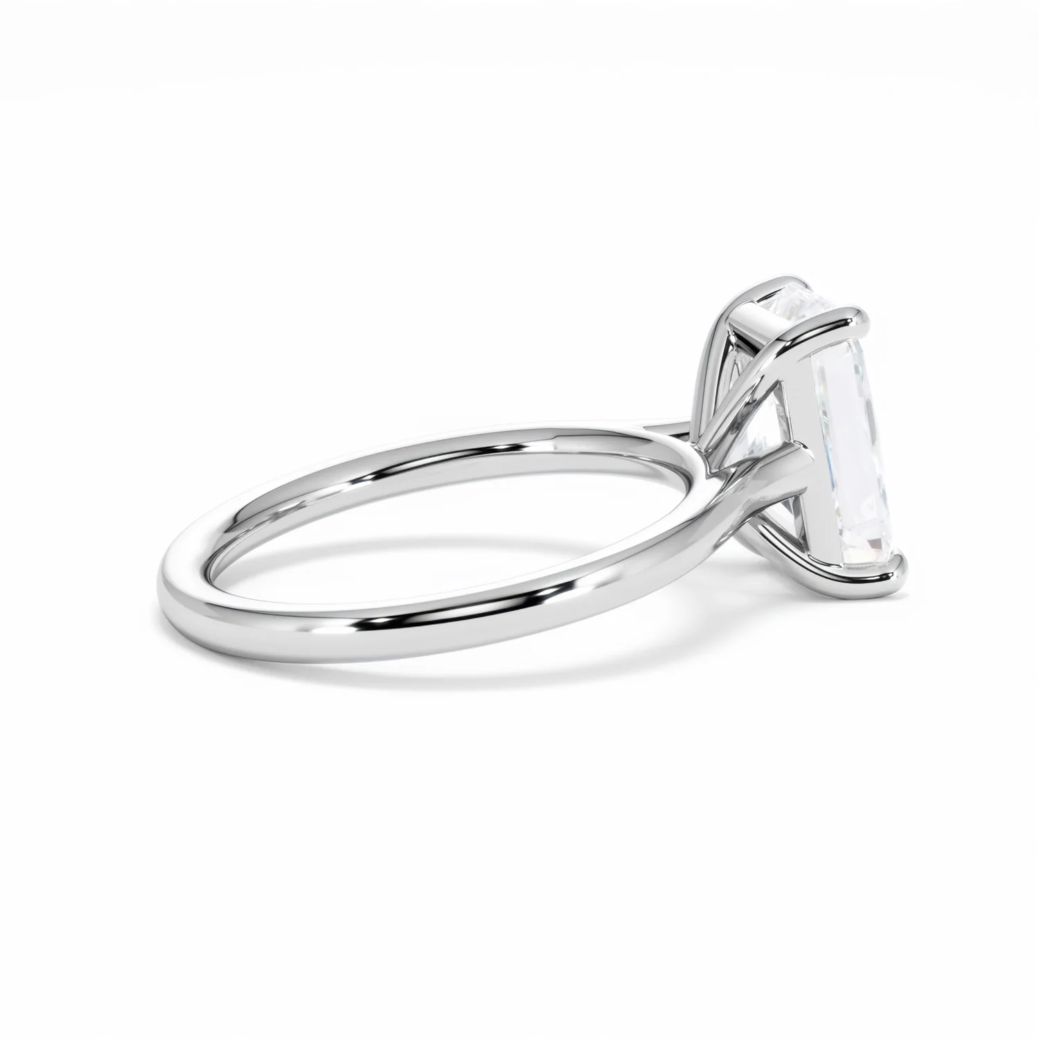 Amora Radiant 3.00ct Lab Diamond Engagement Ring G/VS1 Set in 18K White Gold - Image 32