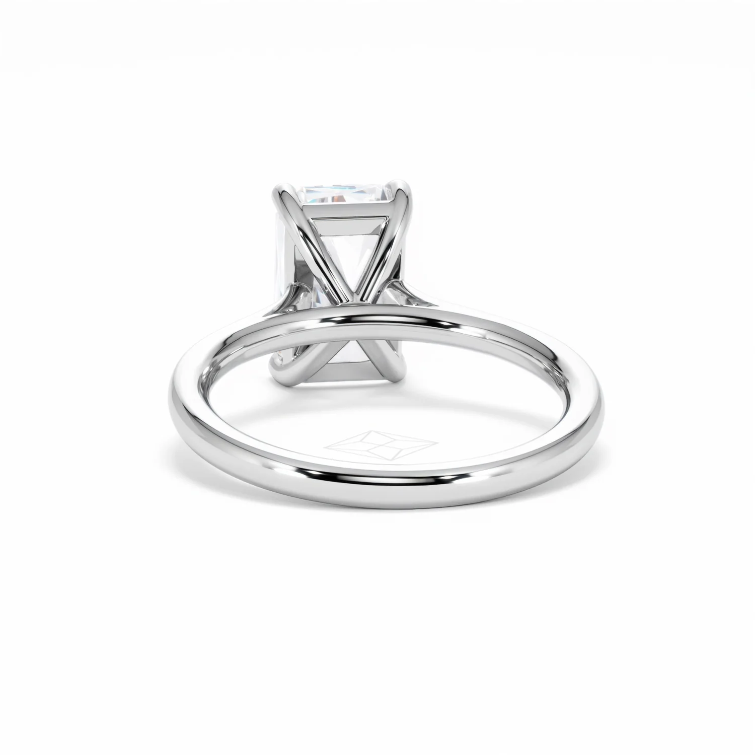 Amora Radiant 3.00ct Lab Diamond Engagement Ring G/VS1 Set in 18K White Gold - Image 50