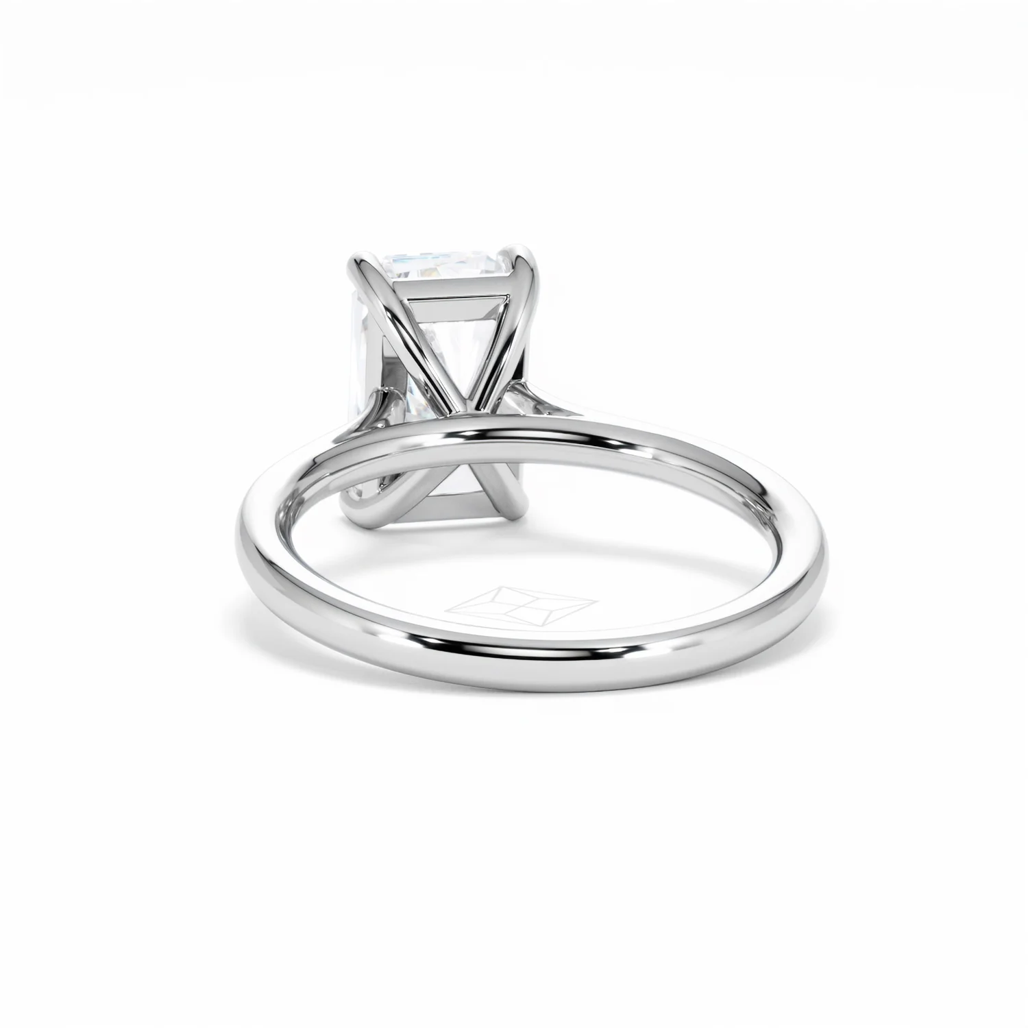 Amora Radiant 3.00ct Lab Diamond Engagement Ring G/VS1 Set in 18K White Gold - Image 51