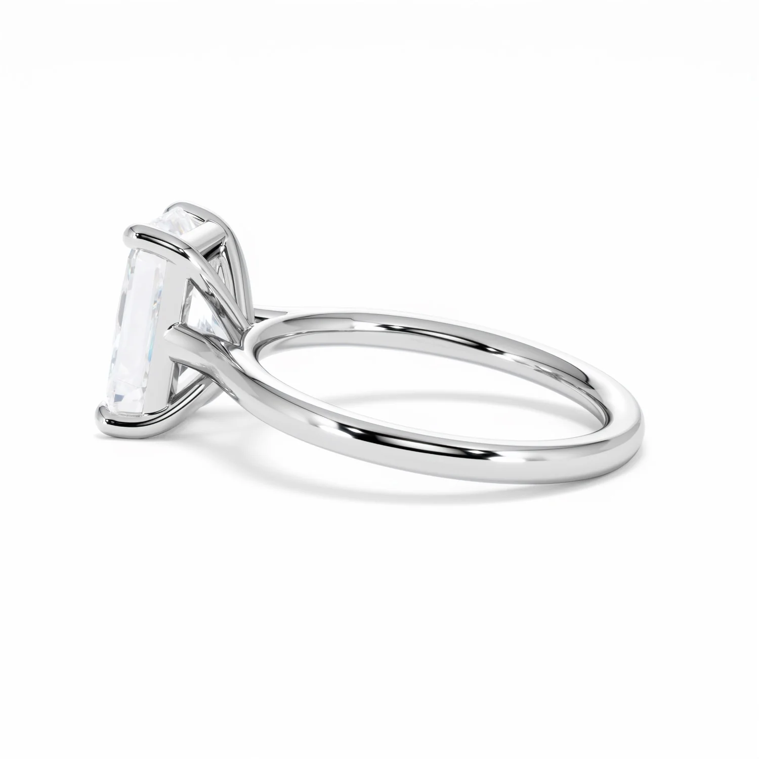 Amora Radiant 3.00ct Lab Diamond Engagement Ring G/VS1 Set in 18K White Gold - Image 64