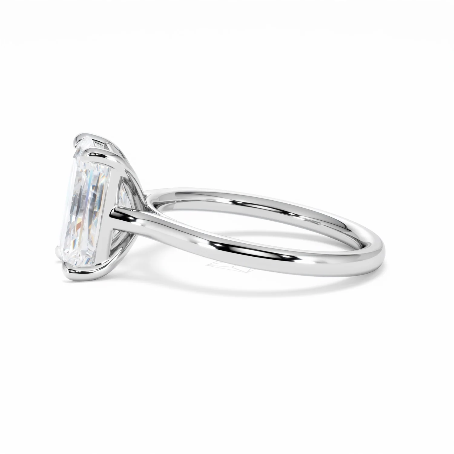 Amora Radiant 3.00ct Lab Diamond Engagement Ring G/VS1 Set in 18K White Gold - Image 70