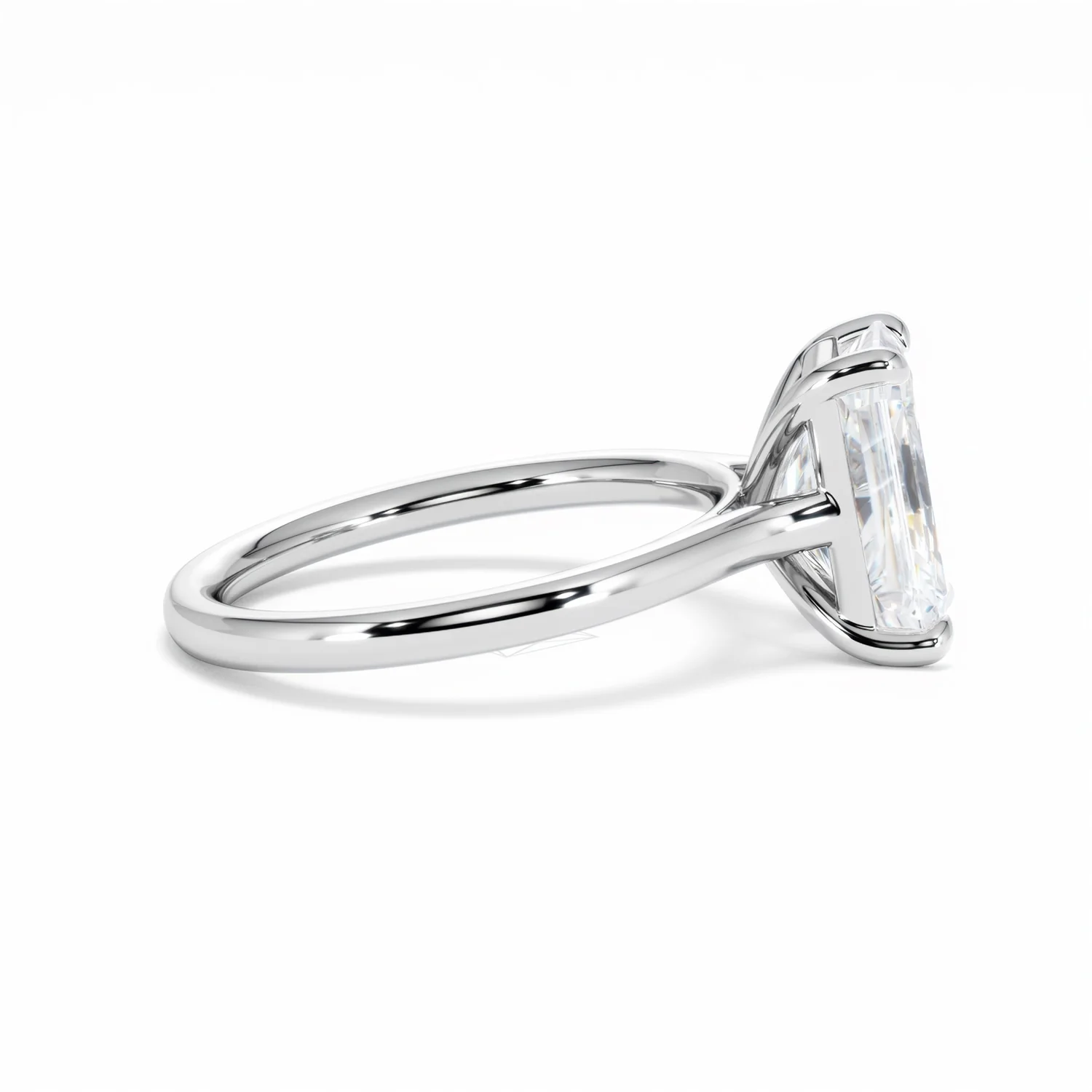 Amora Radiant 3.00ct Lab Diamond Engagement Ring G/VS1 Set in Platinum - Image 27