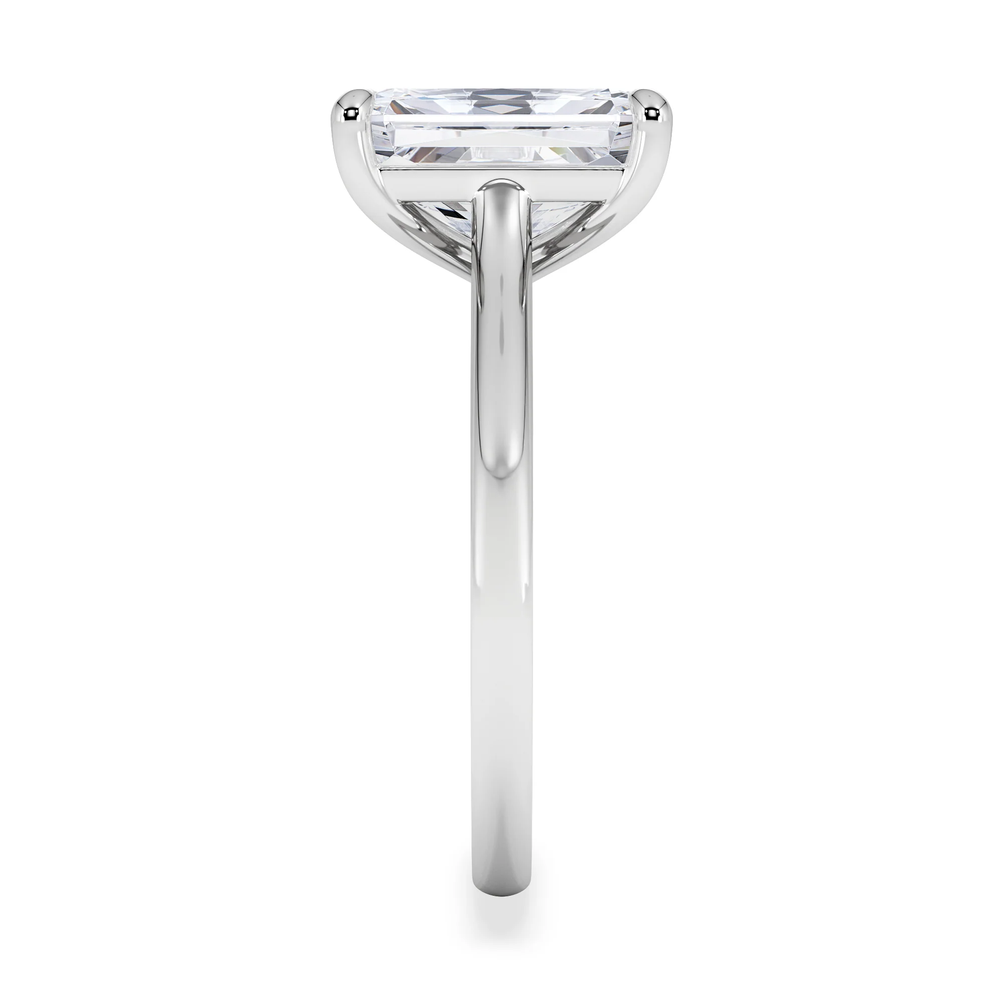 Amora Radiant 3.00ct Lab Diamond Engagement Ring G/VS1 Set in Platinum - Image 3