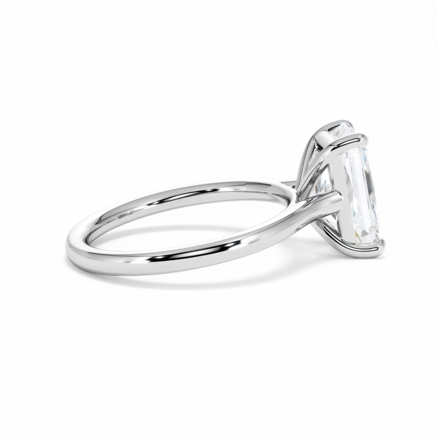 Amora Radiant 3.00ct Lab Diamond Engagement Ring G/VS1 Set in Platinum - Image 30