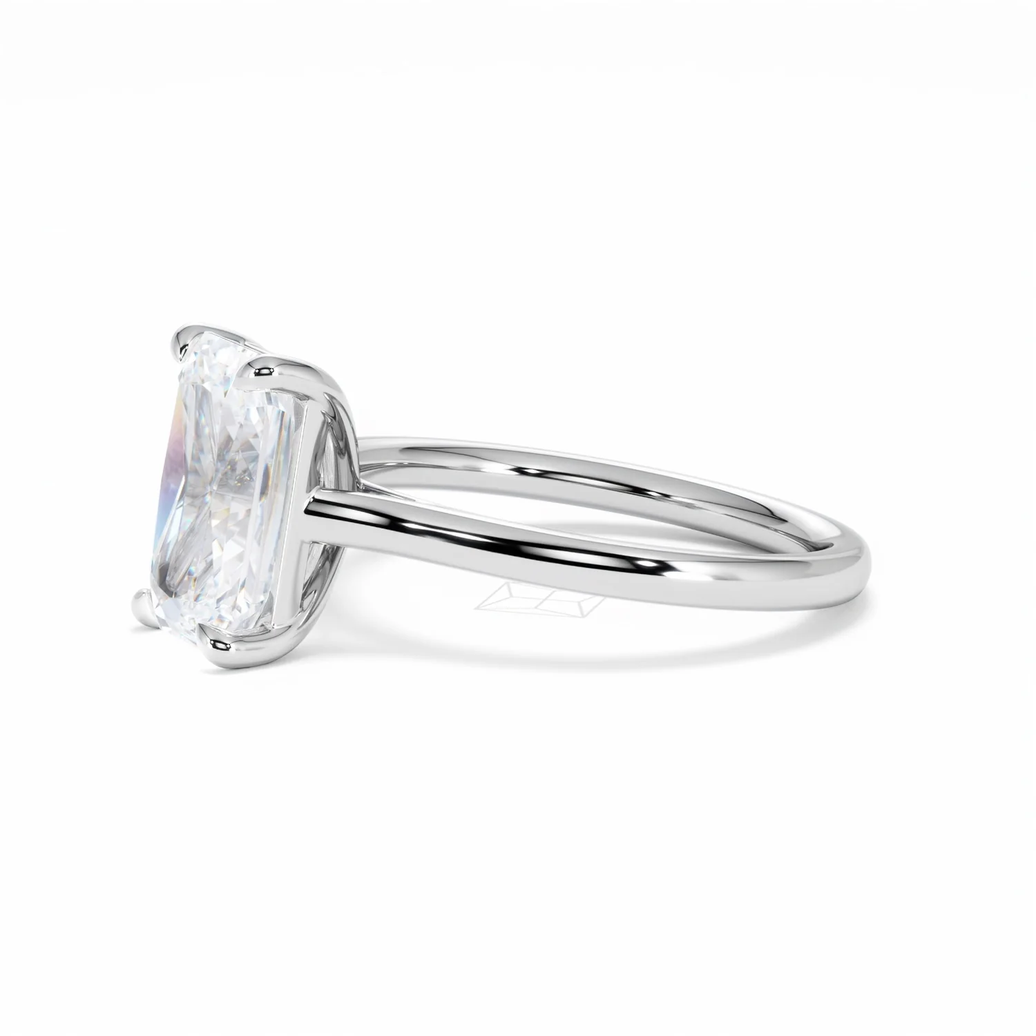 Amora Radiant 3.00ct Lab Diamond Engagement Ring G/VS1 Set in Platinum - Image 74