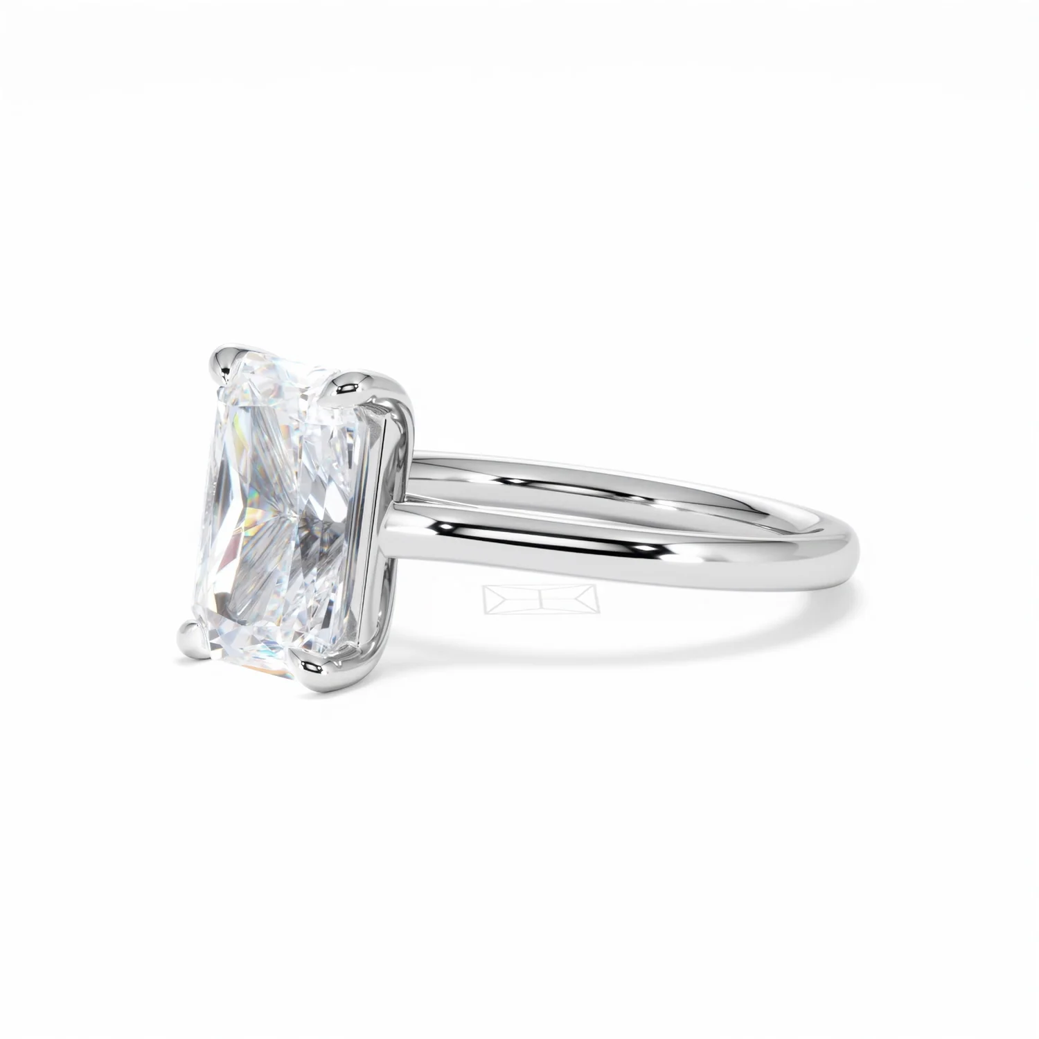 Amora Radiant 3.00ct Lab Diamond Engagement Ring G/VS1 Set in Platinum - Image 78