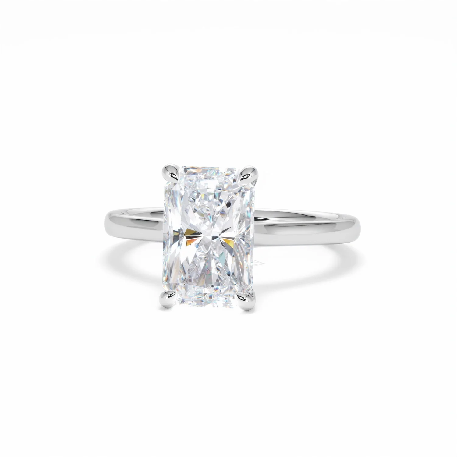 Amora Radiant 3.00ct Lab Diamond Engagement Ring G/VS1 Set in Platinum - Image 86