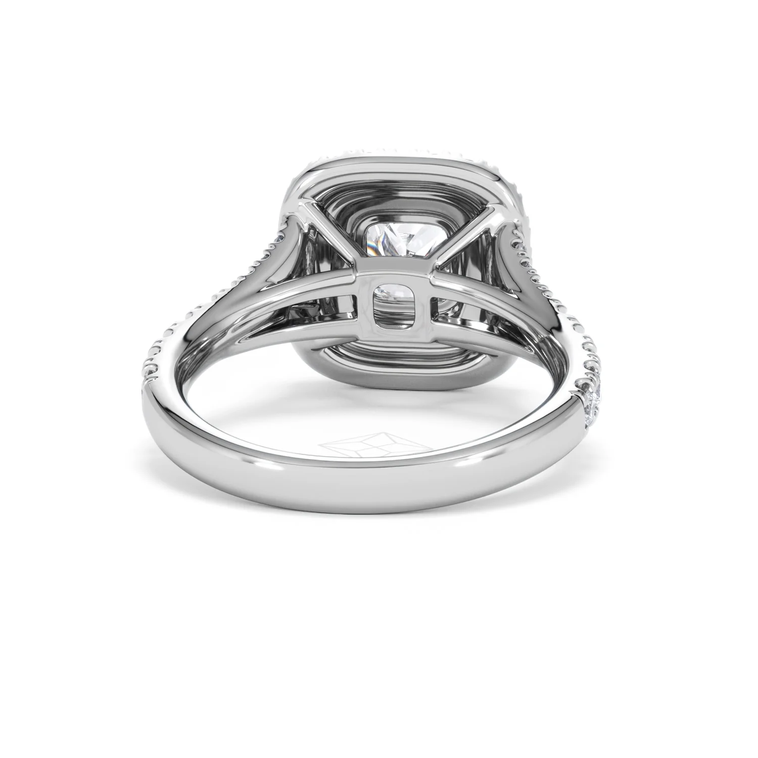 Anastasia GIA Diamond Halo Engagement Ring 18K White Gold 1.85ct G/VS2 - Image 46