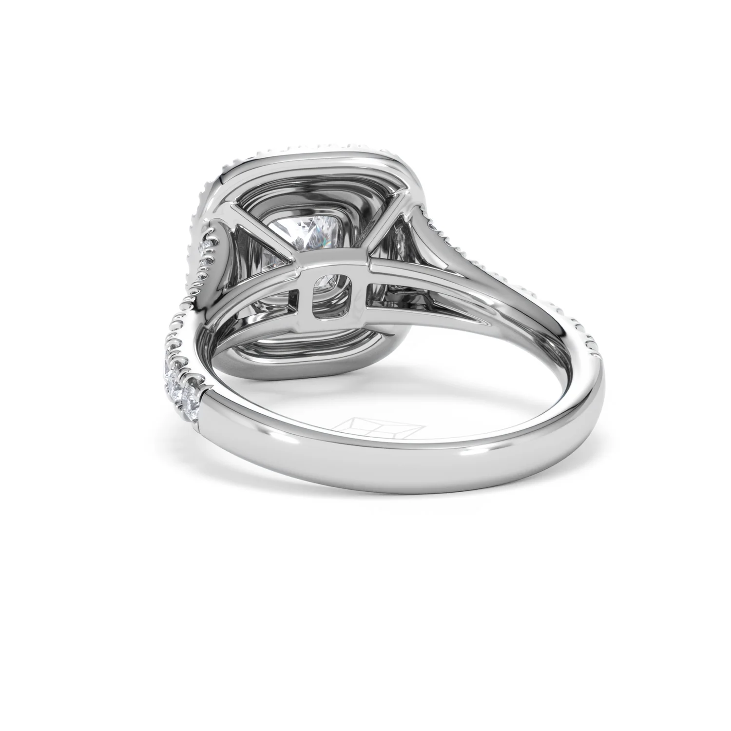 Anastasia GIA Diamond Halo Engagement Ring 18K White Gold 1.85ct G/VS2 - Image 52