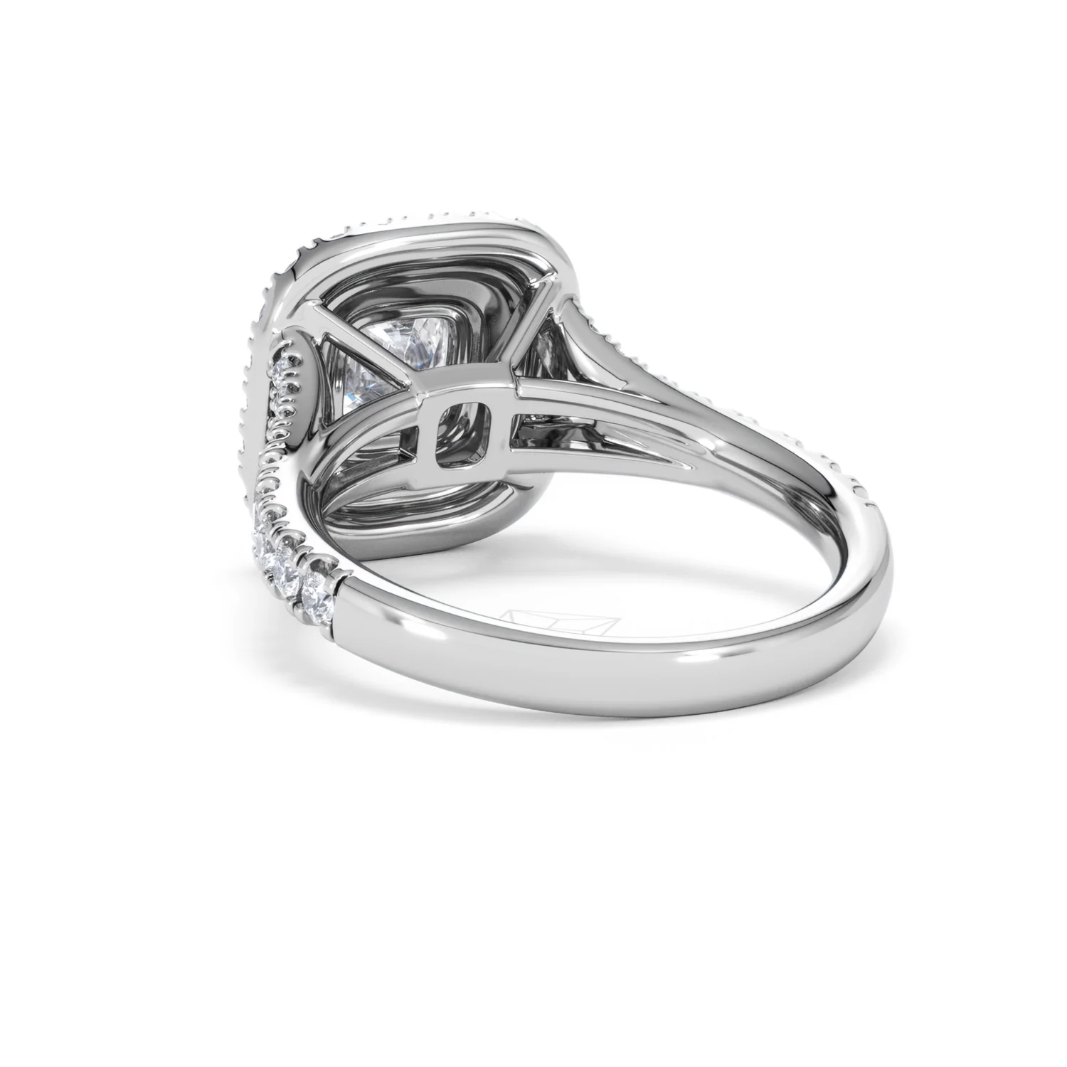 Anastasia GIA Diamond Halo Engagement Ring 18K White Gold 1.85ct G/VS2 - Image 54