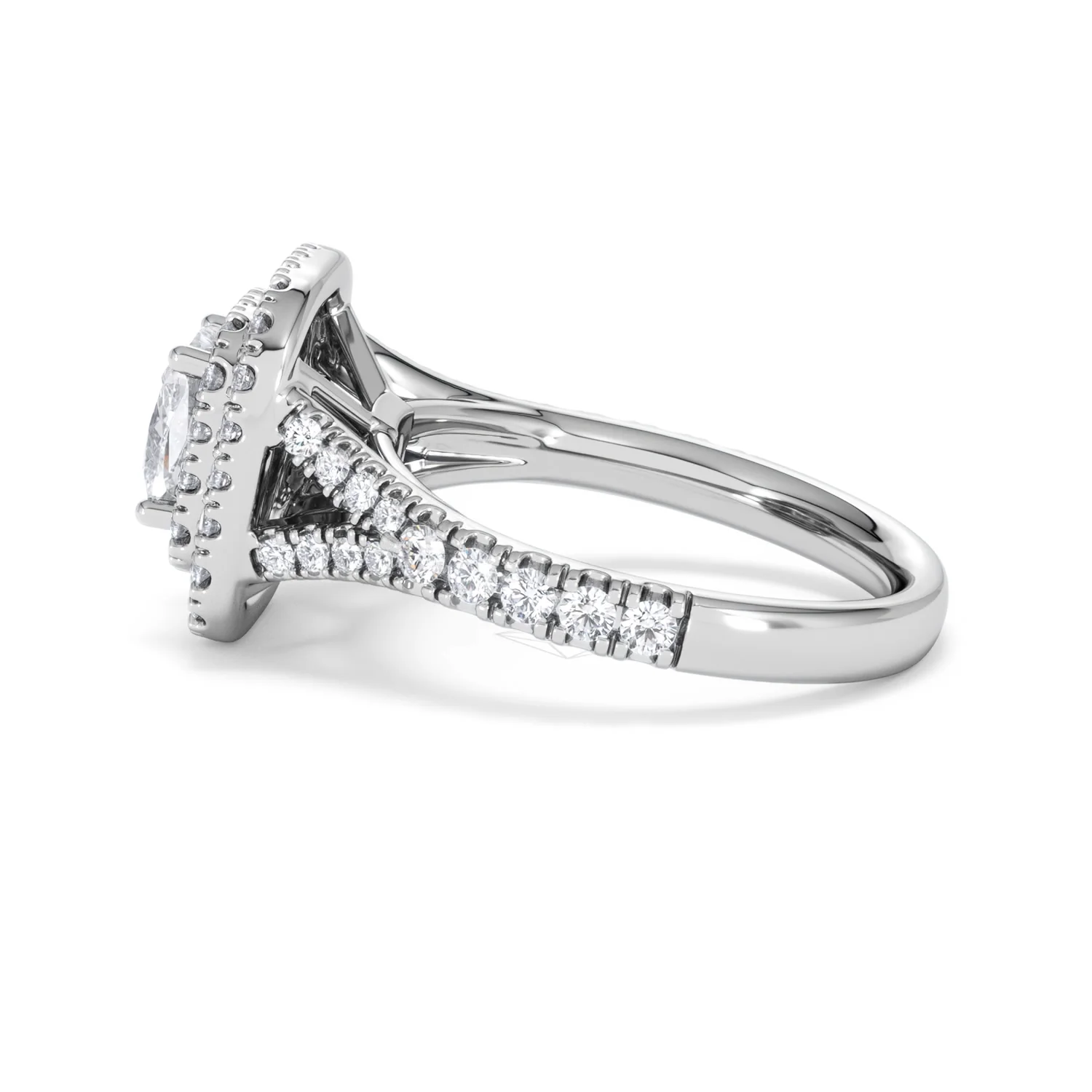 Anastasia GIA Diamond Halo Engagement Ring 18K White Gold 1.85ct G/VS2 - Image 66