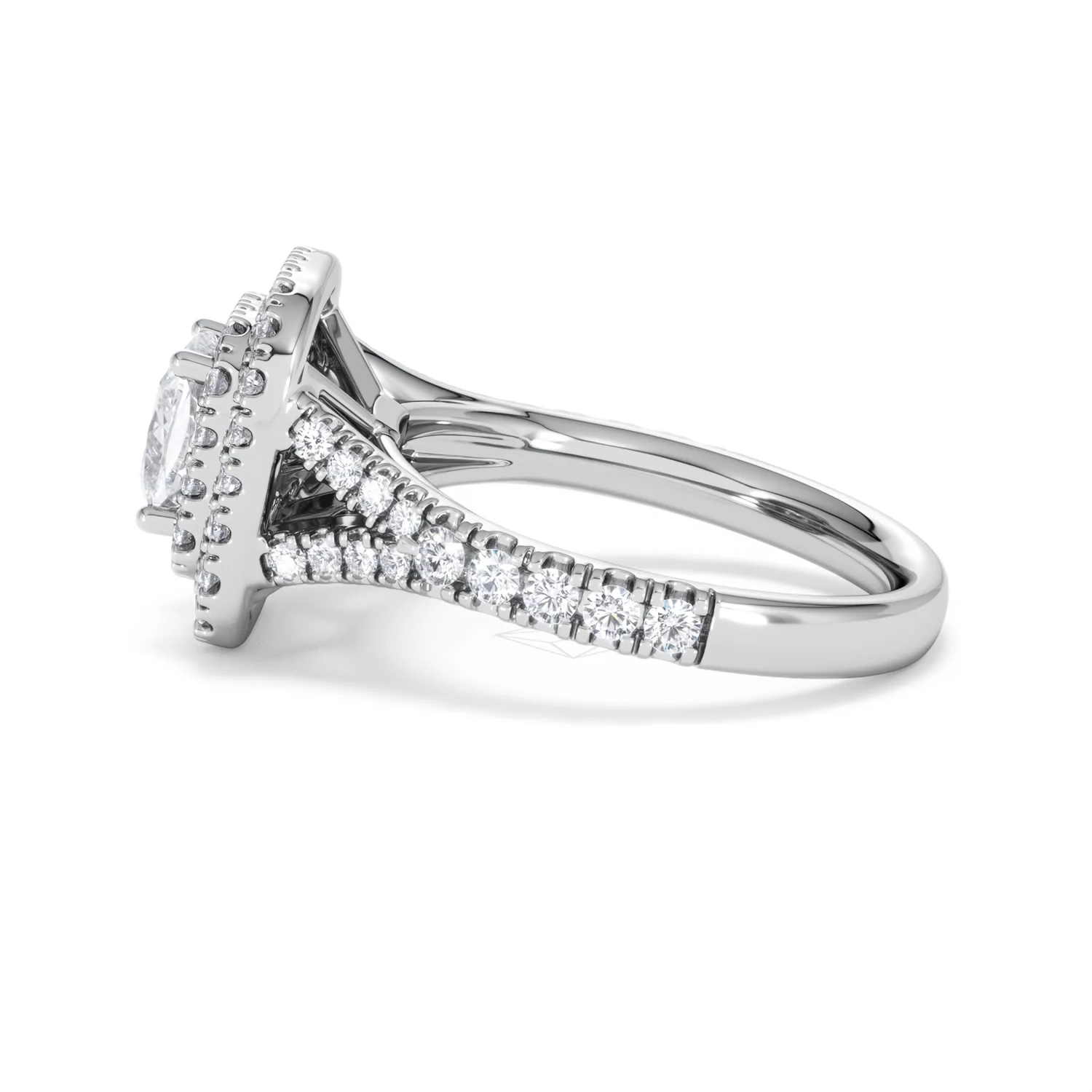 Anastasia GIA Diamond Halo Engagement Ring 18K White Gold 1.85ct G/VS2 - Image 67