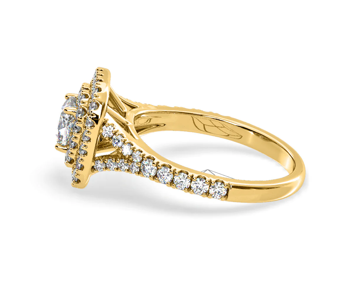 Anastasia Diamond Halo Engagement Ring in 18K Gold 1.30ct G/SI2 - Image 108