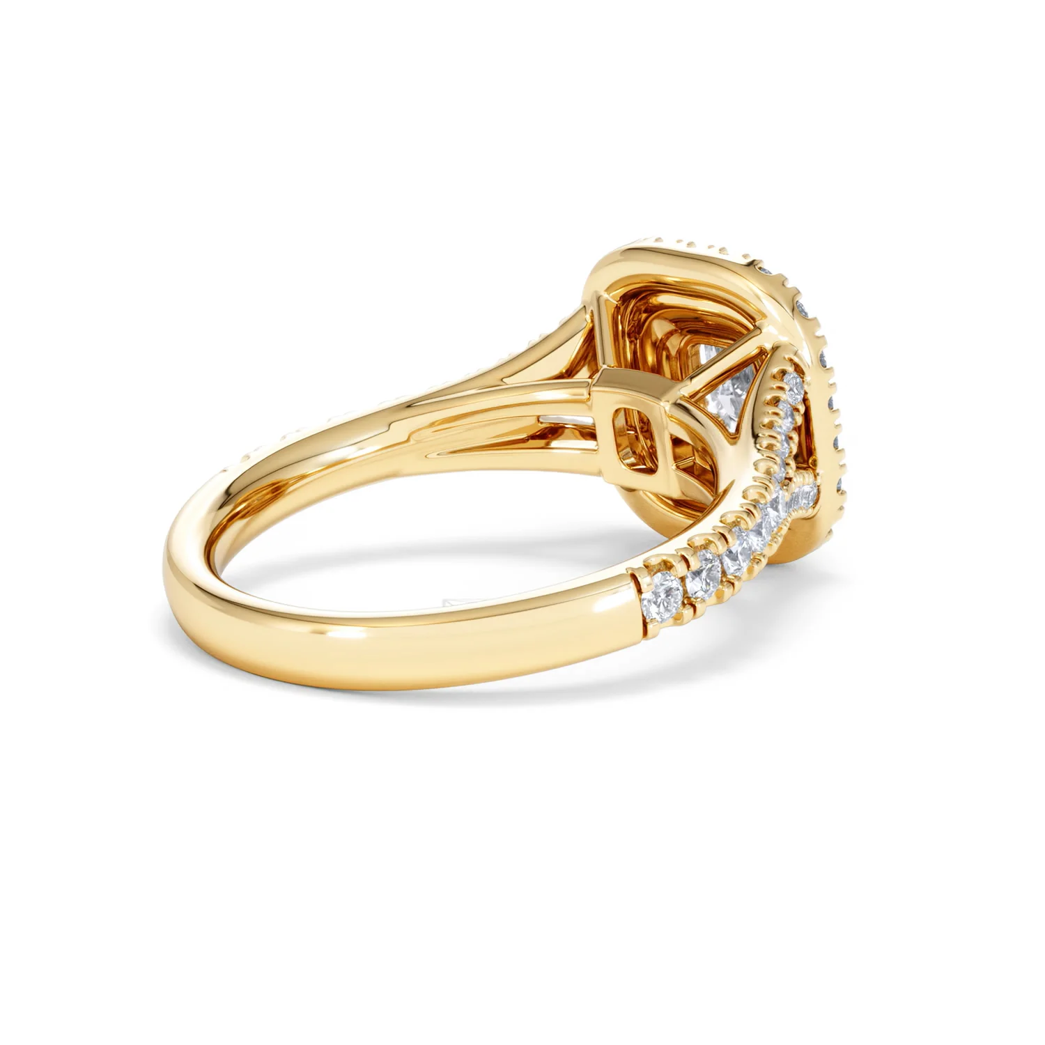 Anastasia Diamond Halo Engagement Ring in 18K Gold 1.30ct G/SI2 - Image 38