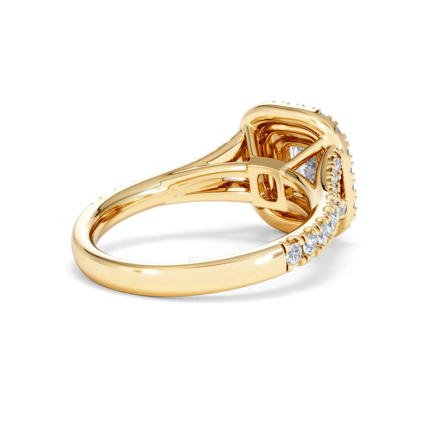 Anastasia Diamond Halo Engagement Ring in 18K Gold 1.30ct G/SI2 - Image 39