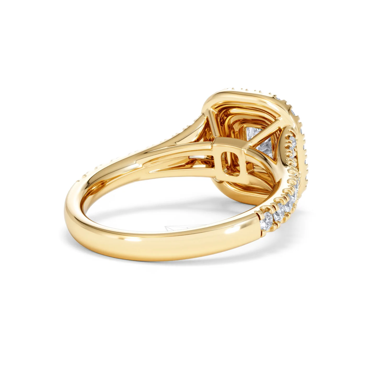 Anastasia Diamond Halo Engagement Ring in 18K Gold 1.30ct G/SI2 - Image 40