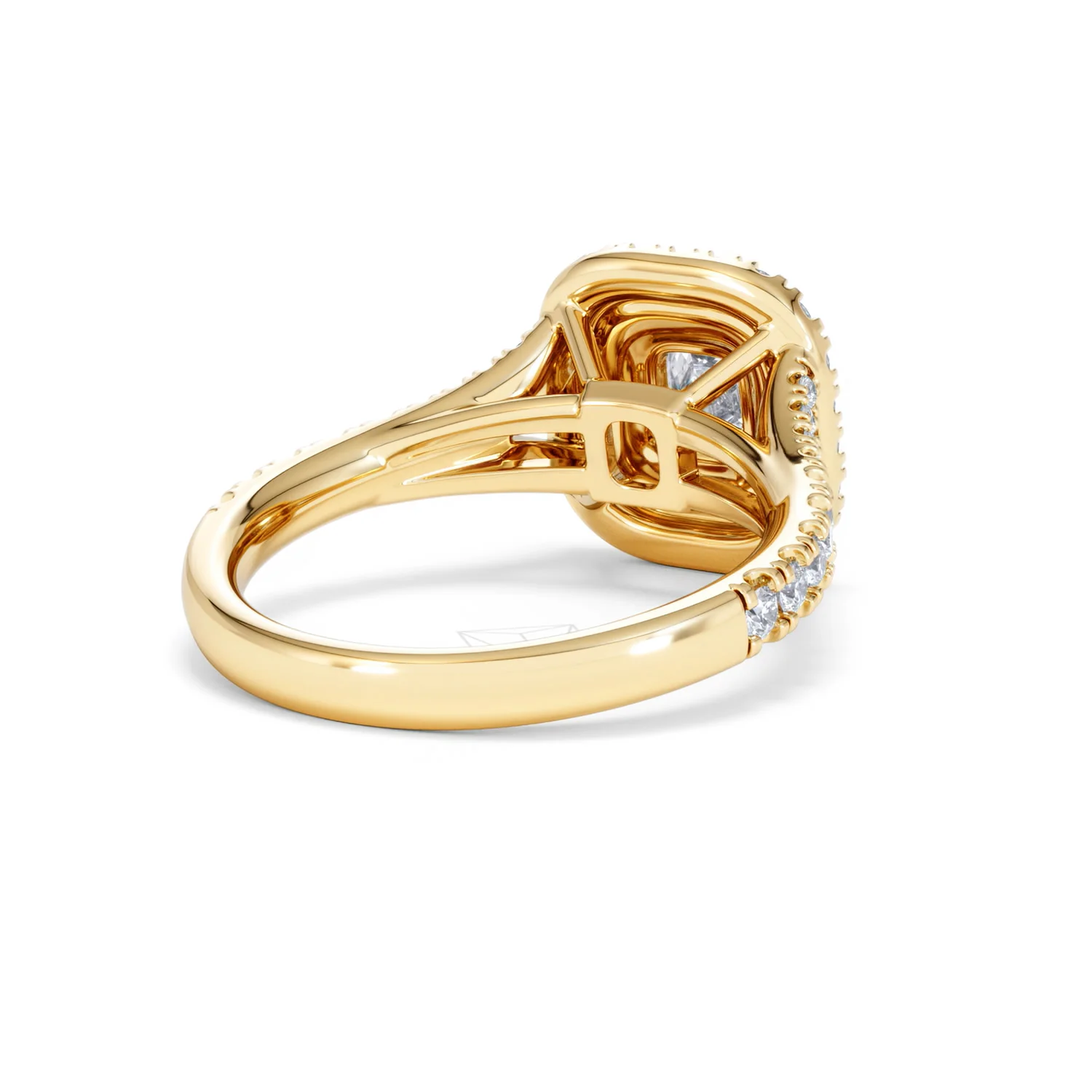 Anastasia Diamond Halo Engagement Ring in 18K Gold 1.30ct G/SI2 - Image 41