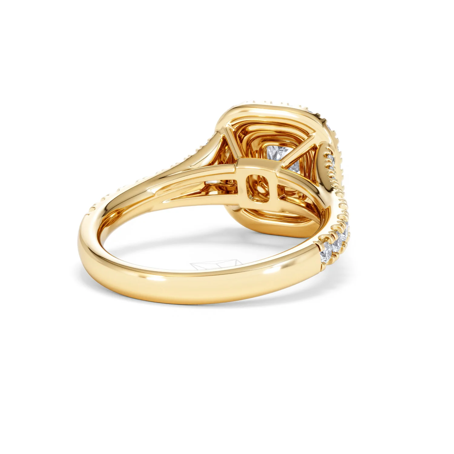 Anastasia Diamond Halo Engagement Ring in 18K Gold 1.30ct G/SI2 - Image 42