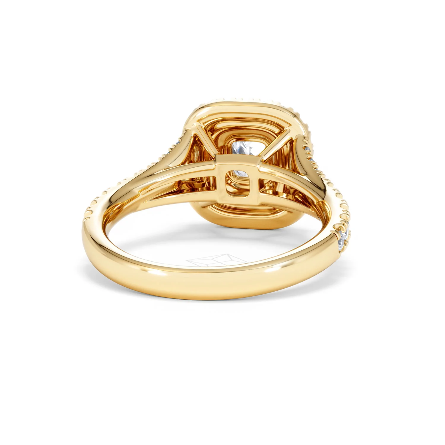 Anastasia Diamond Halo Engagement Ring in 18K Gold 1.30ct G/SI2 - Image 45