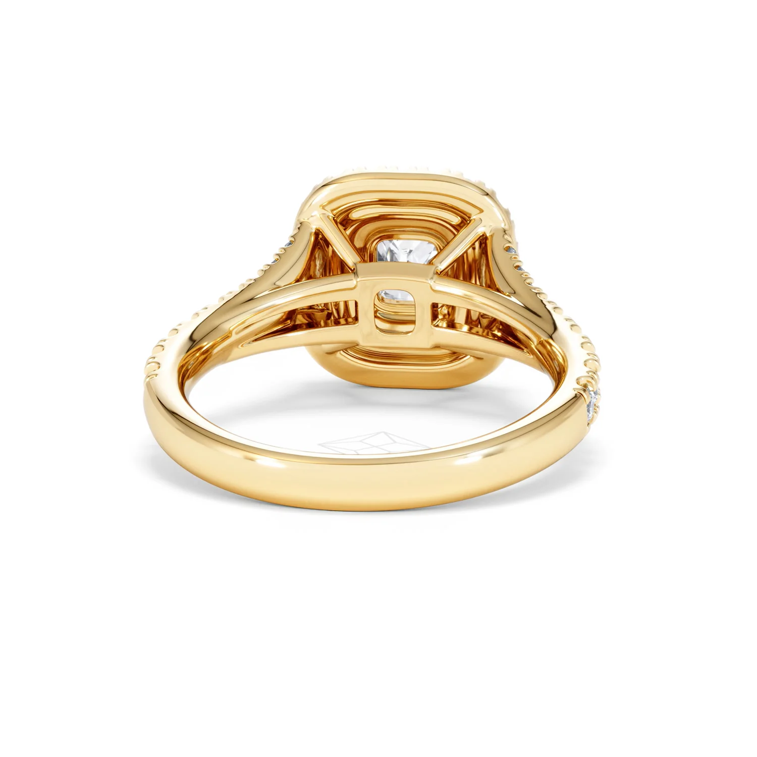 Anastasia Diamond Halo Engagement Ring in 18K Gold 1.30ct G/SI2 - Image 46