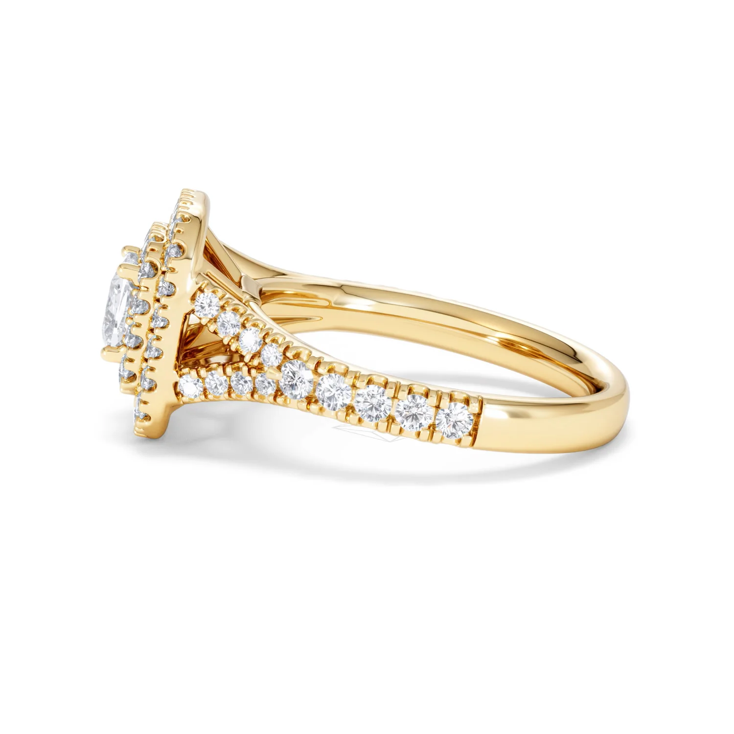 Anastasia Diamond Halo Engagement Ring in 18K Gold 1.30ct G/SI2 - Image 68