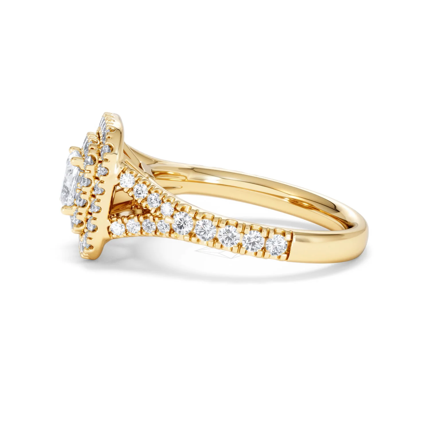 Anastasia Diamond Halo Engagement Ring in 18K Gold 1.30ct G/SI2 - Image 69