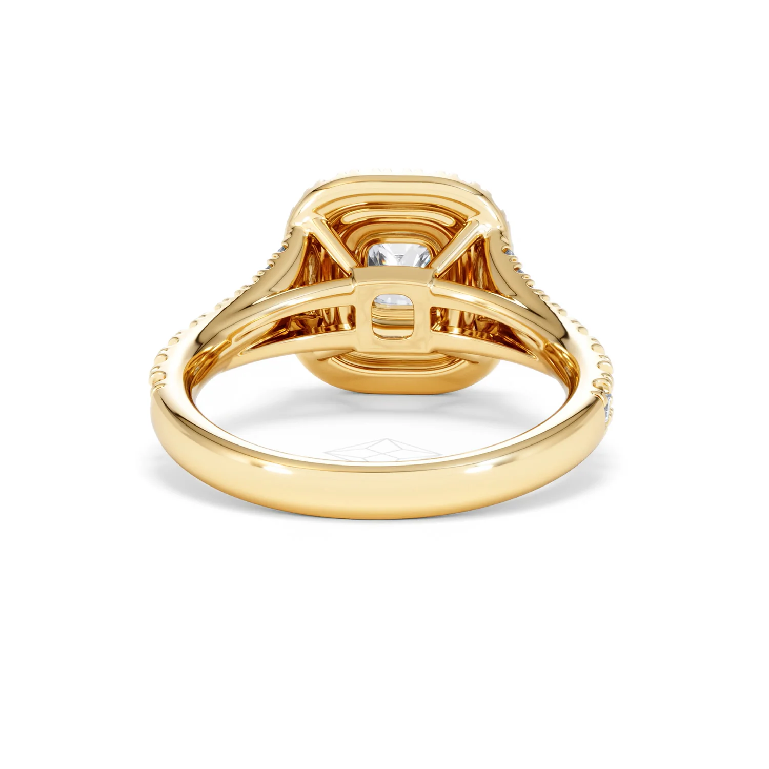 Anastasia Diamond Halo Engagement Ring in 18K Gold 1.30ct G/VS2 - Image 47