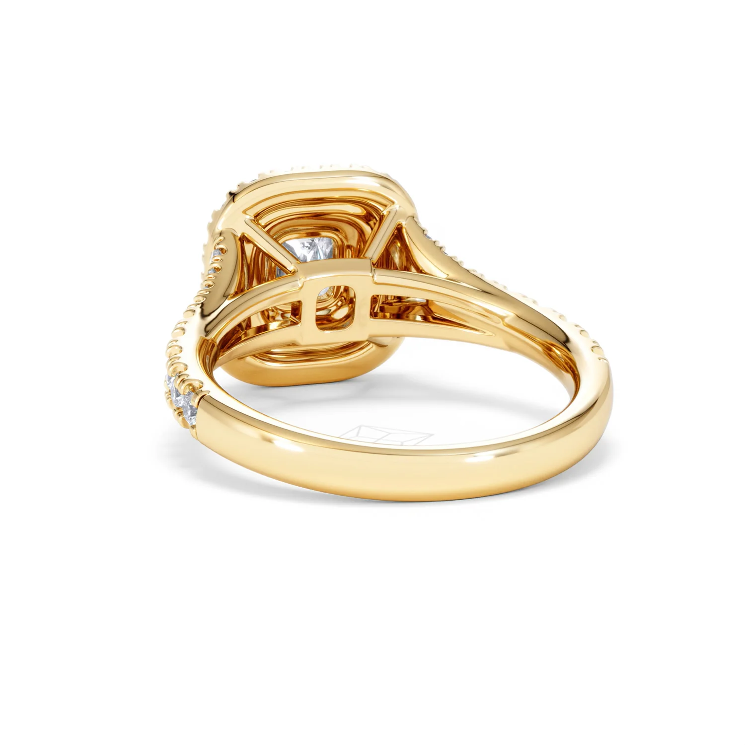 Anastasia Diamond Halo Engagement Ring in 18K Gold 1.30ct G/VS2 - Image 52