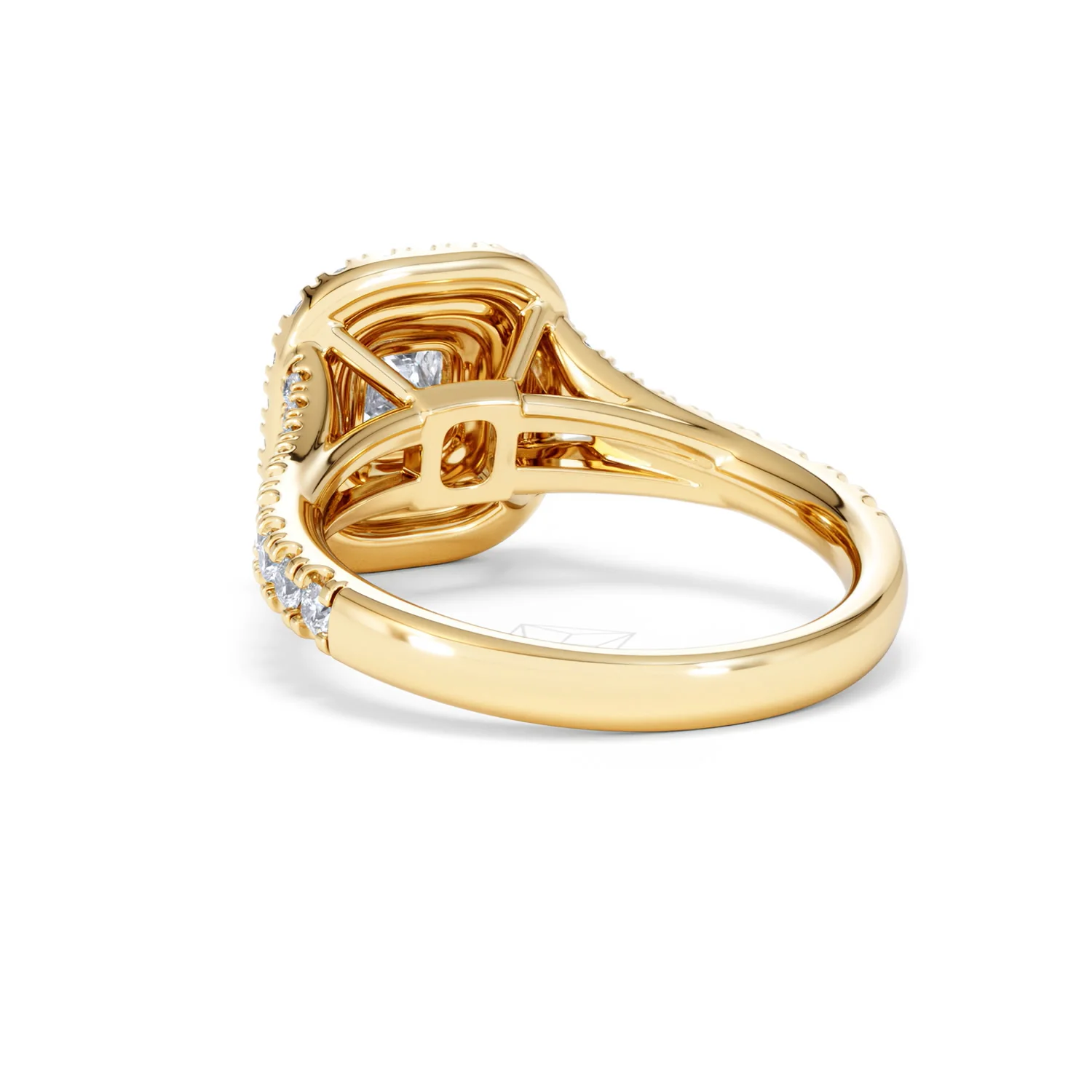 Anastasia Diamond Halo Engagement Ring in 18K Gold 1.30ct G/VS2 - Image 54